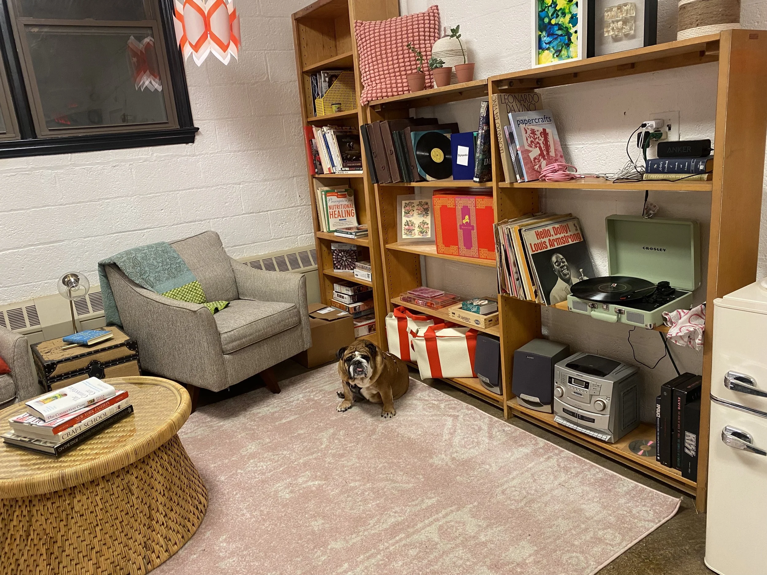 "Nothing like listening to Satchmo and chilling."