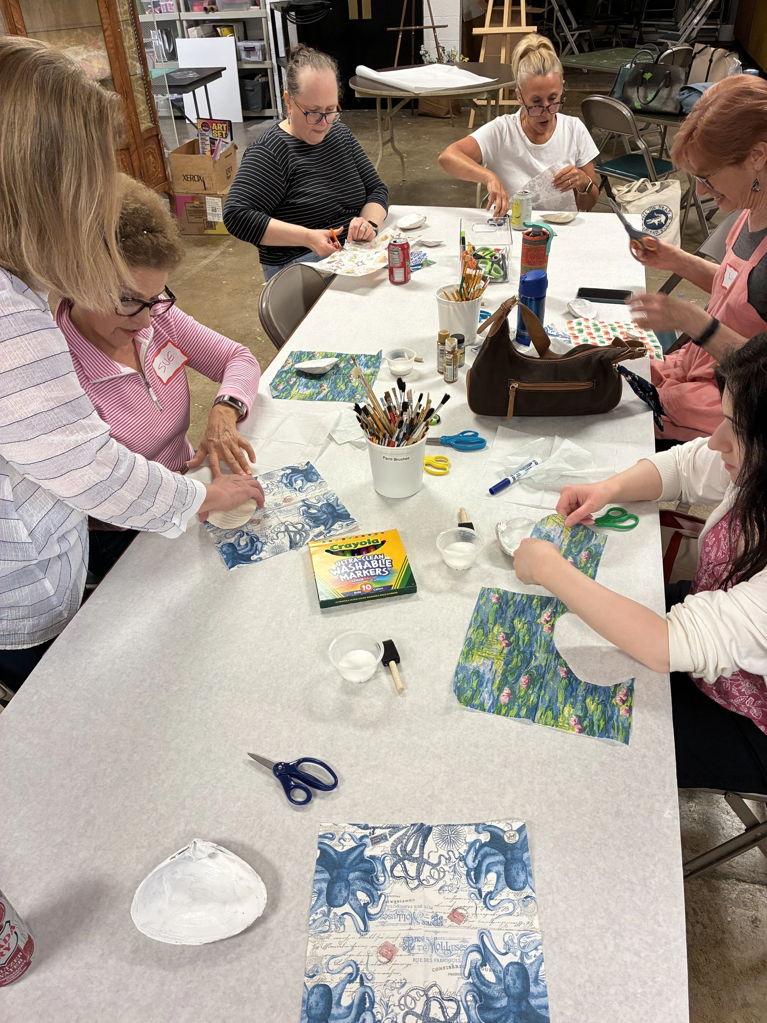 Decoupage in action.jpg