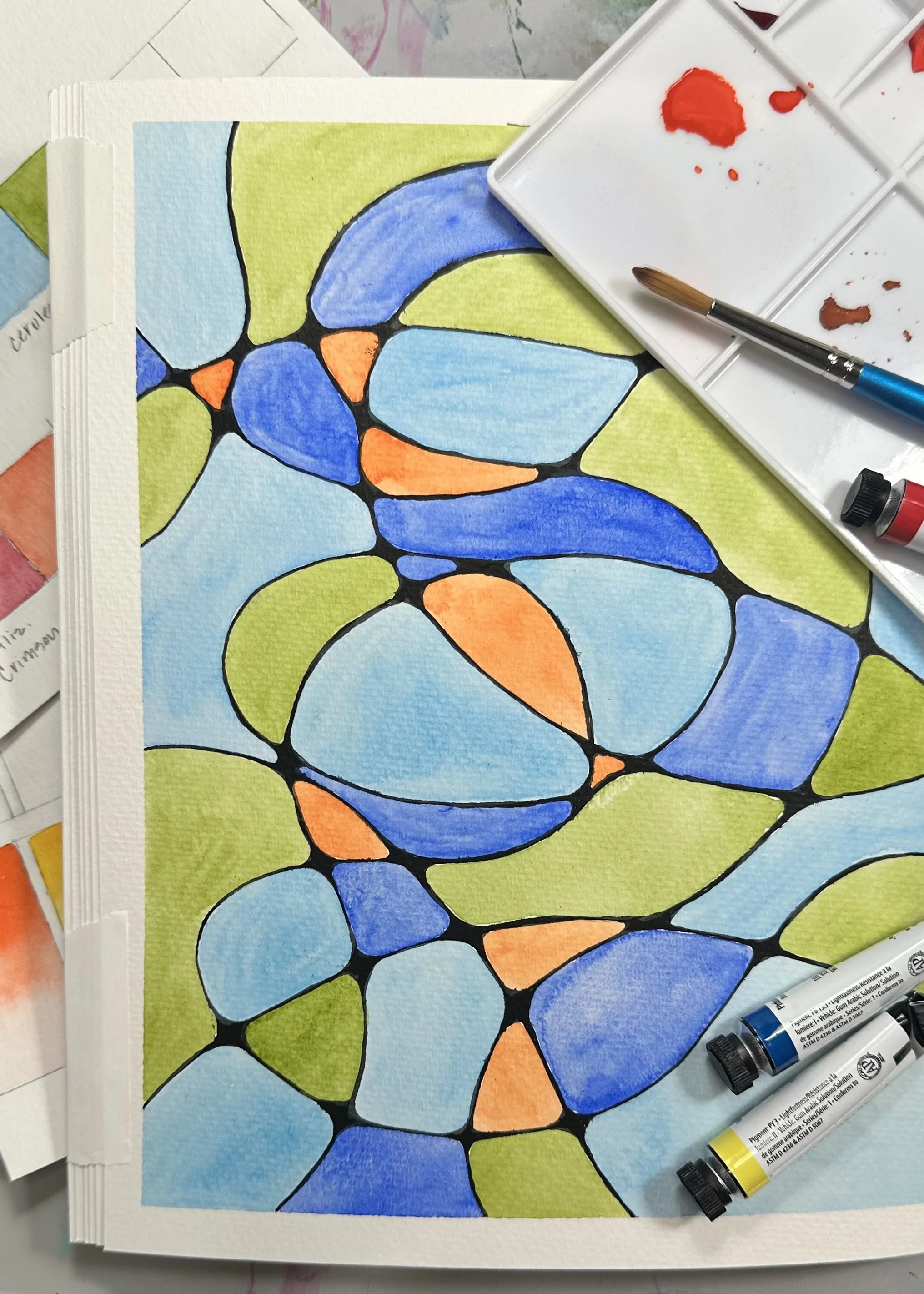 Art Meditation Workshop (Watercolor & Mixed Media)