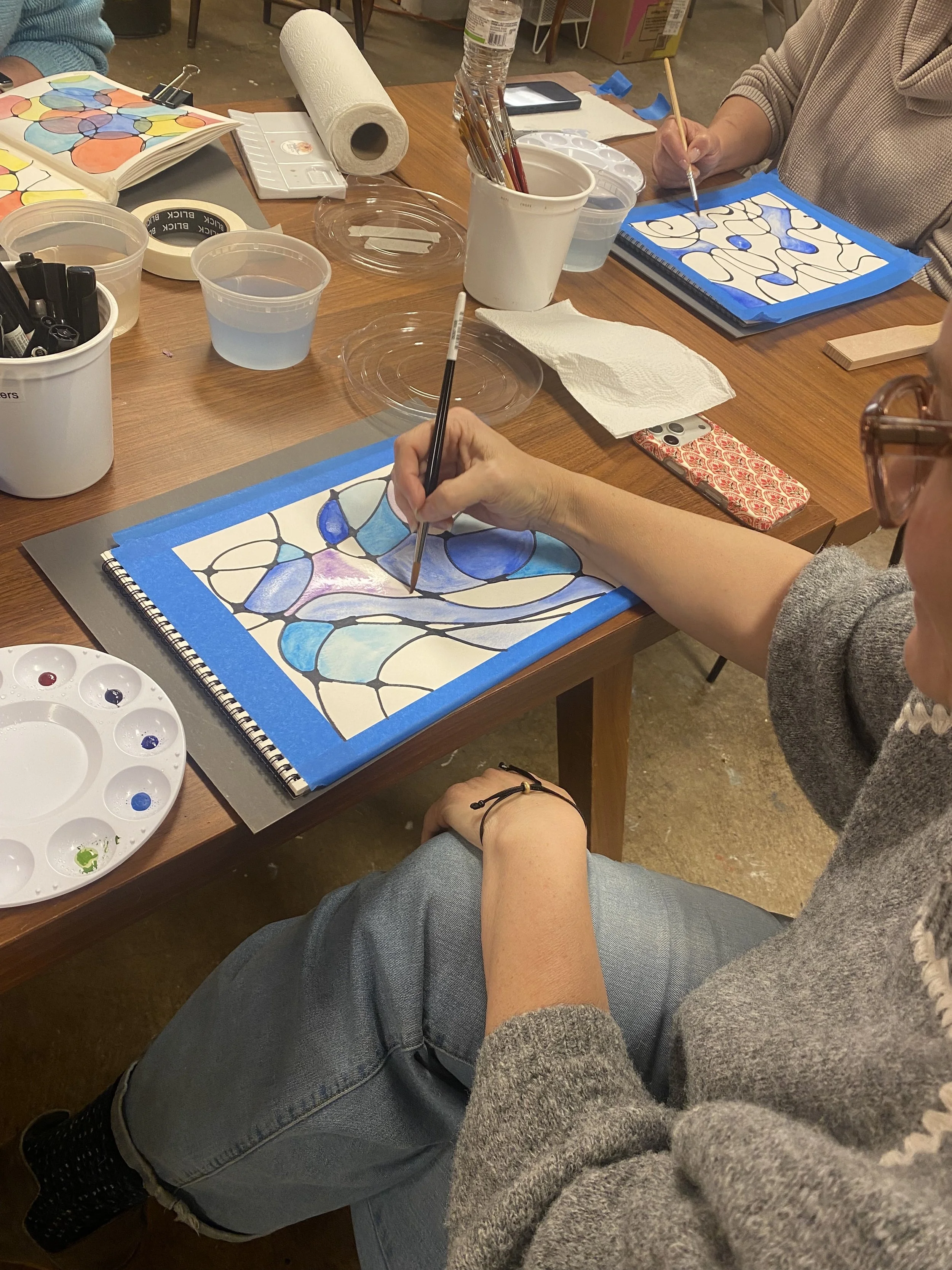 Meditative water color- awww so relaxing!