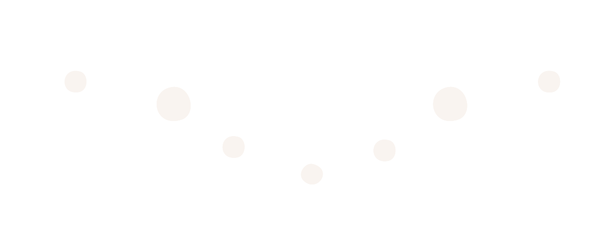 Détail graphique minimaliste avec points blancs lumineux formant un arc, évoquant une constellation