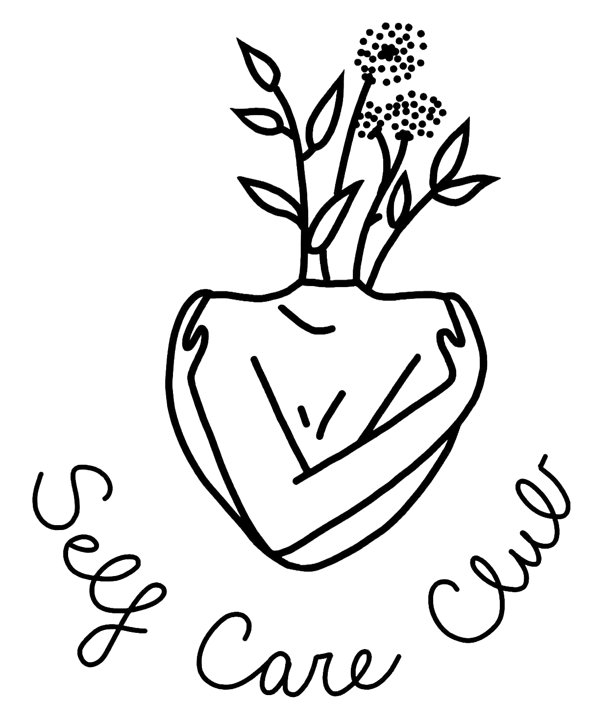 Logo du Self Care Club, symbole de soin de soi et de bien-être.