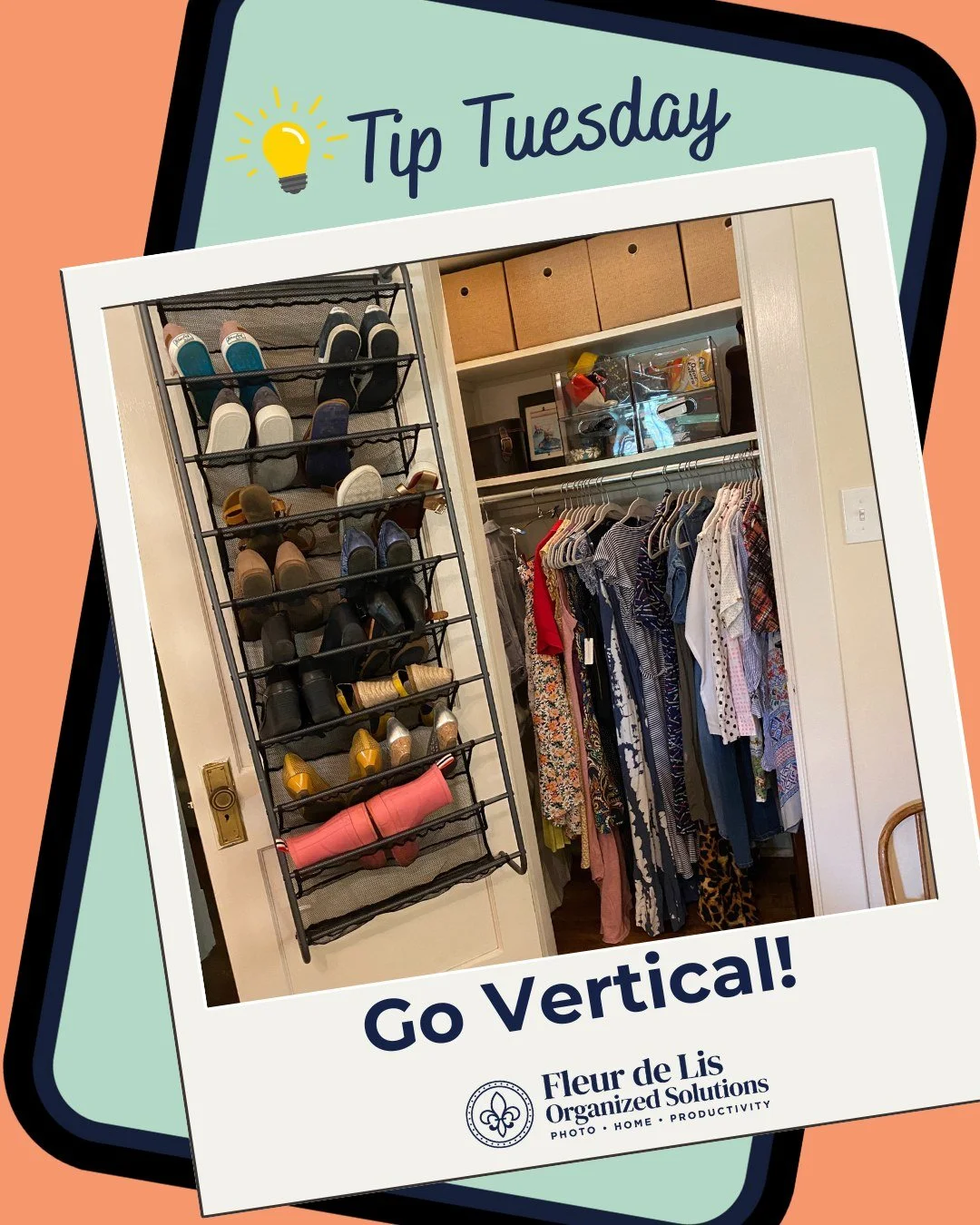 #TipTuesday - Rethink Your Space: Go Vertical! ⬆️

Running out of room? It might be time to look up instead of out.

One of the best-kept secrets in home organization is maximizing vertical space, and it works in every room!

✨ Try this:
✔️ Wall-moun