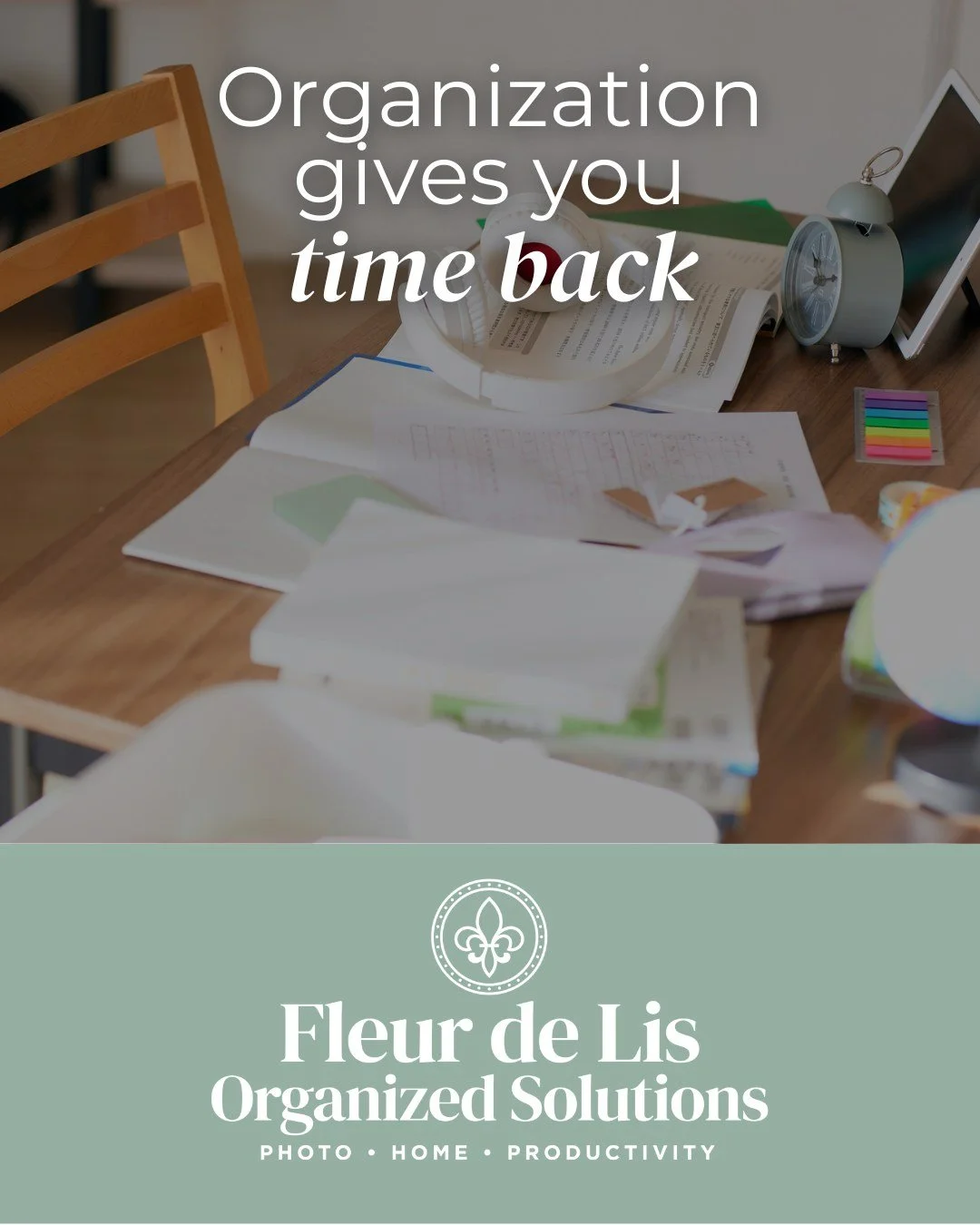 How much time are you losing every day looking for things?

Keys. Shoes. Paperwork. That one item you know you just had&hellip;

Disorganization doesn&rsquo;t just take up space&mdash;it steals your time.

But what if you didn&rsquo;t have to figure 