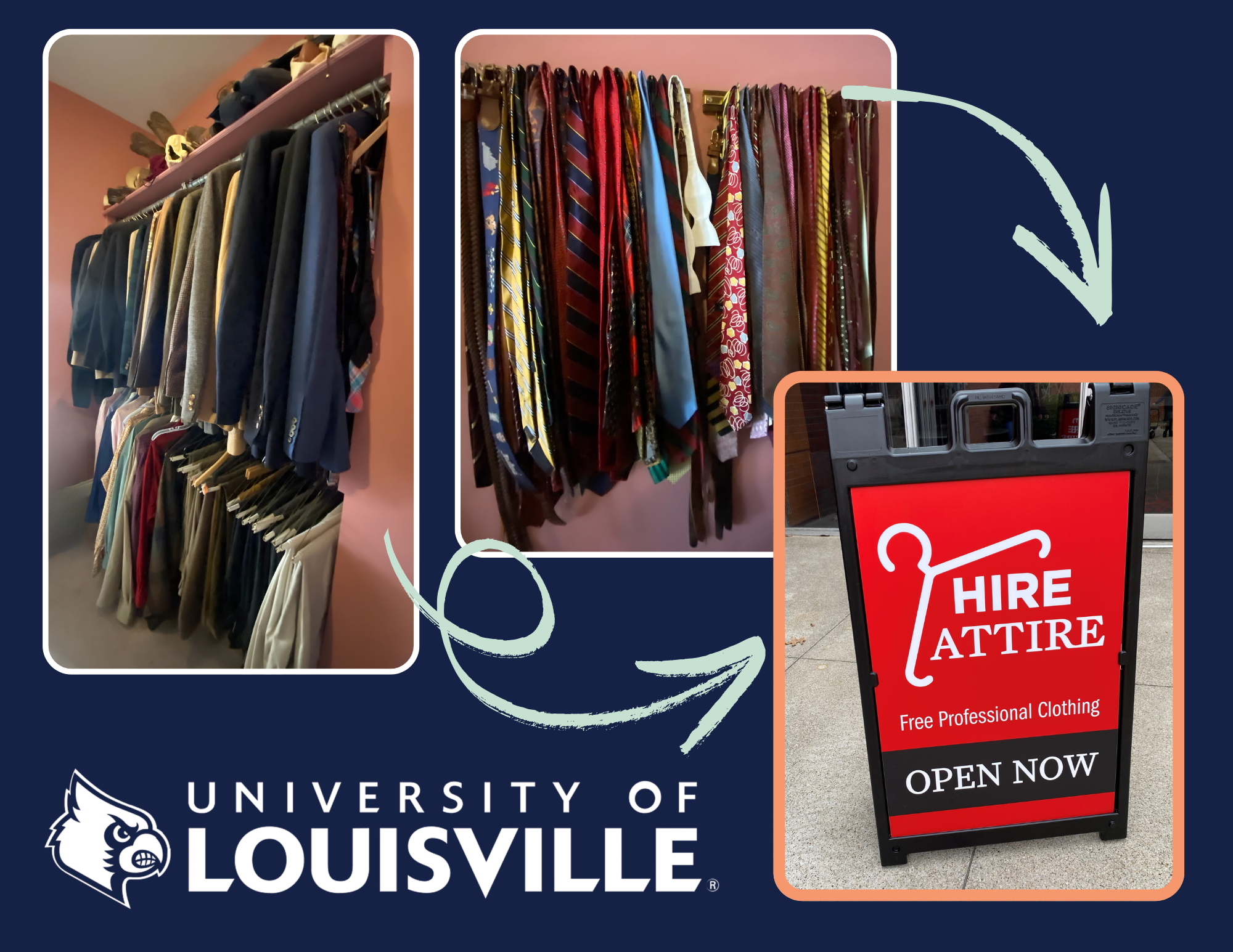 Where to Donate Clothes in Louisville: Hire Attire Program
