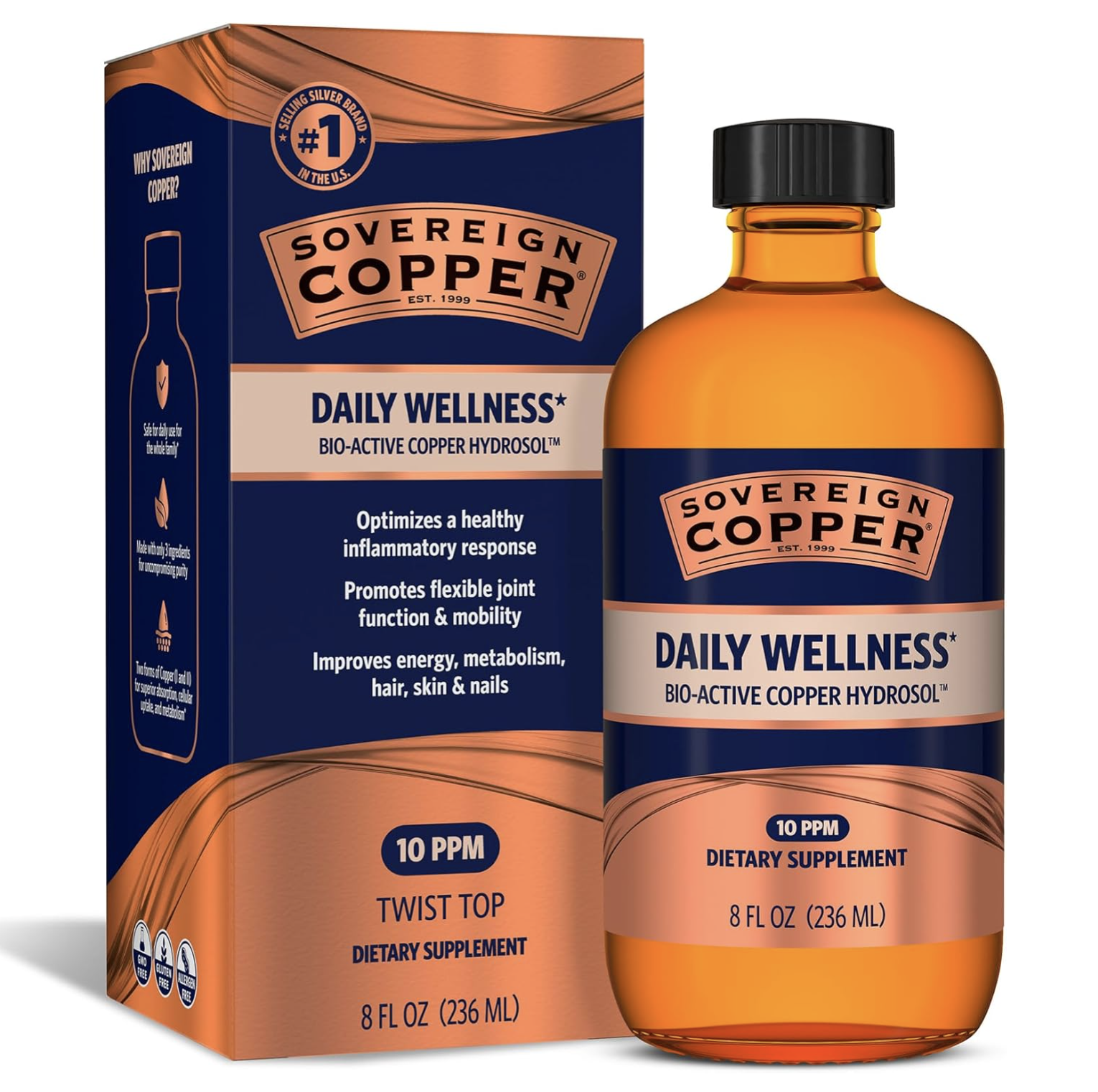 Sovereign Copper Colloidal Copper Hydrosol