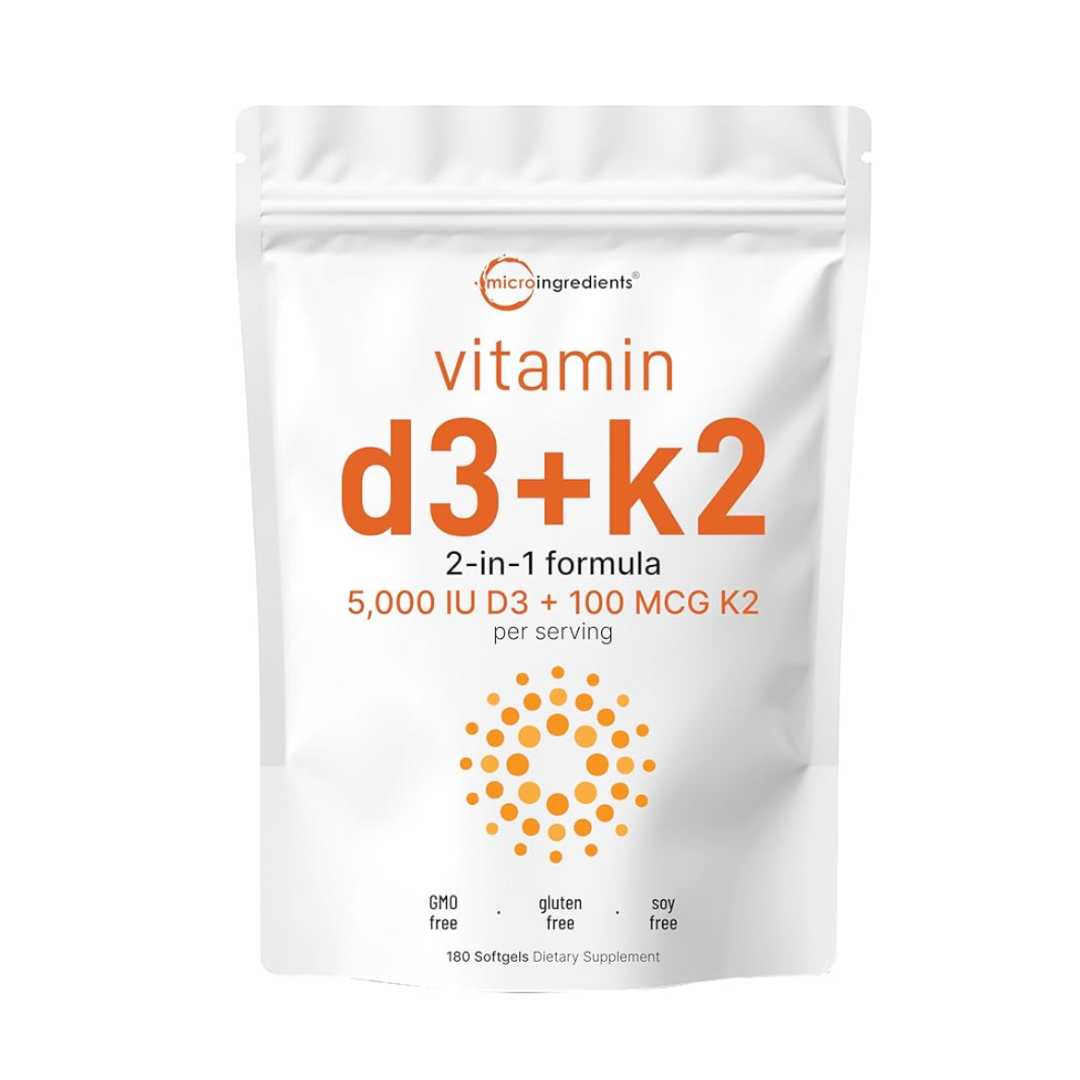 Micro Ingredients Vitamin D3 5,000 IU + K2