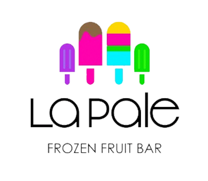 Colorful logo featuring stylized popsicles and the text 'Lape Frozen Fruit Bar'.