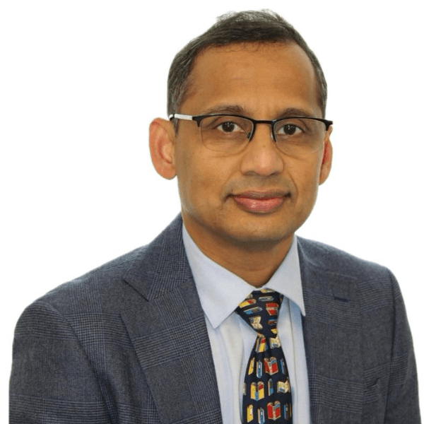 Professional portrait of Dr. Ankur J Shah, the founder of Med Coach Mentor, a coaching company for healthcare professionals.