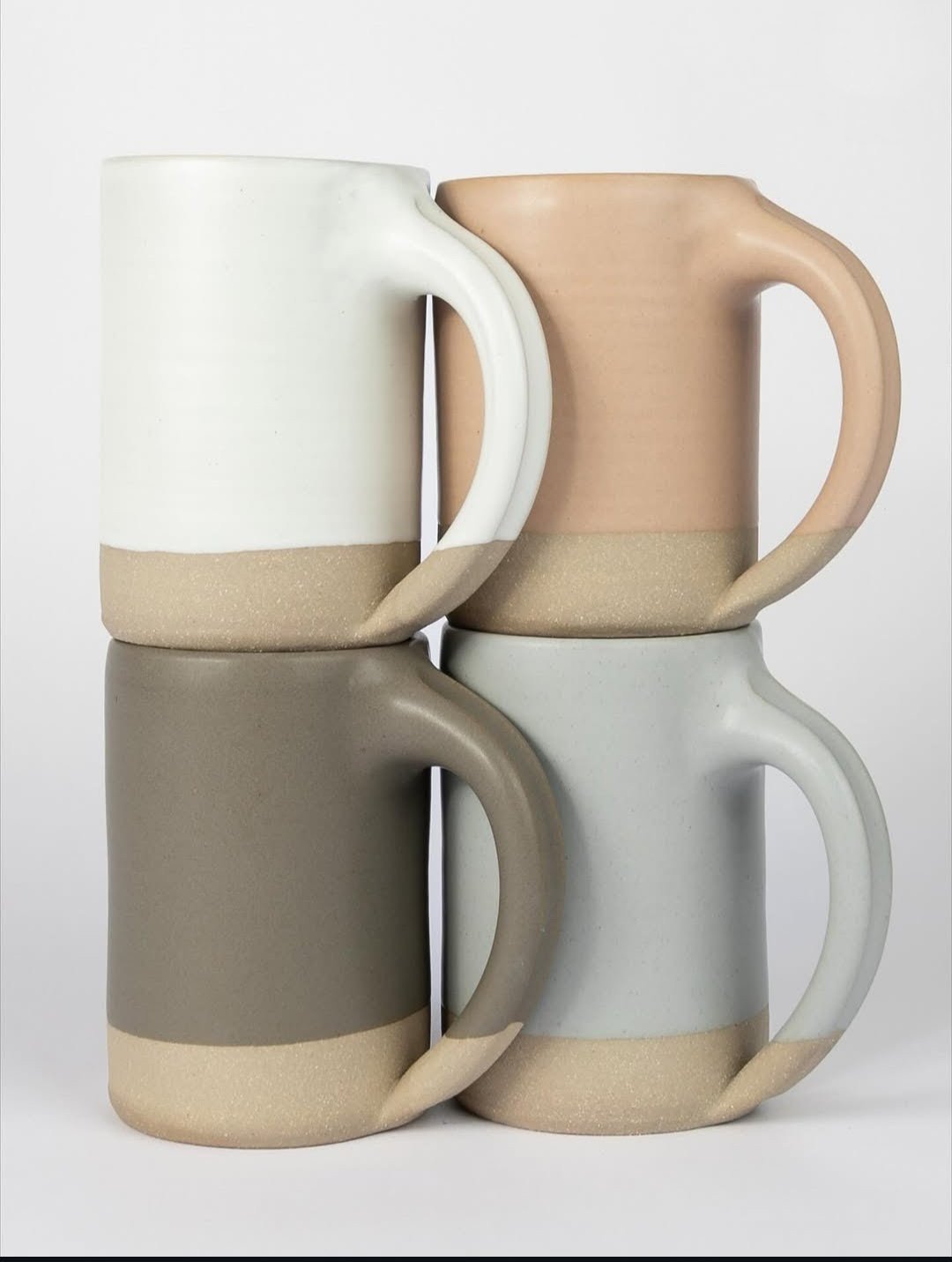 Water + Sky Mug - Colors Seaglass & Eggshell - Coming Soon!!