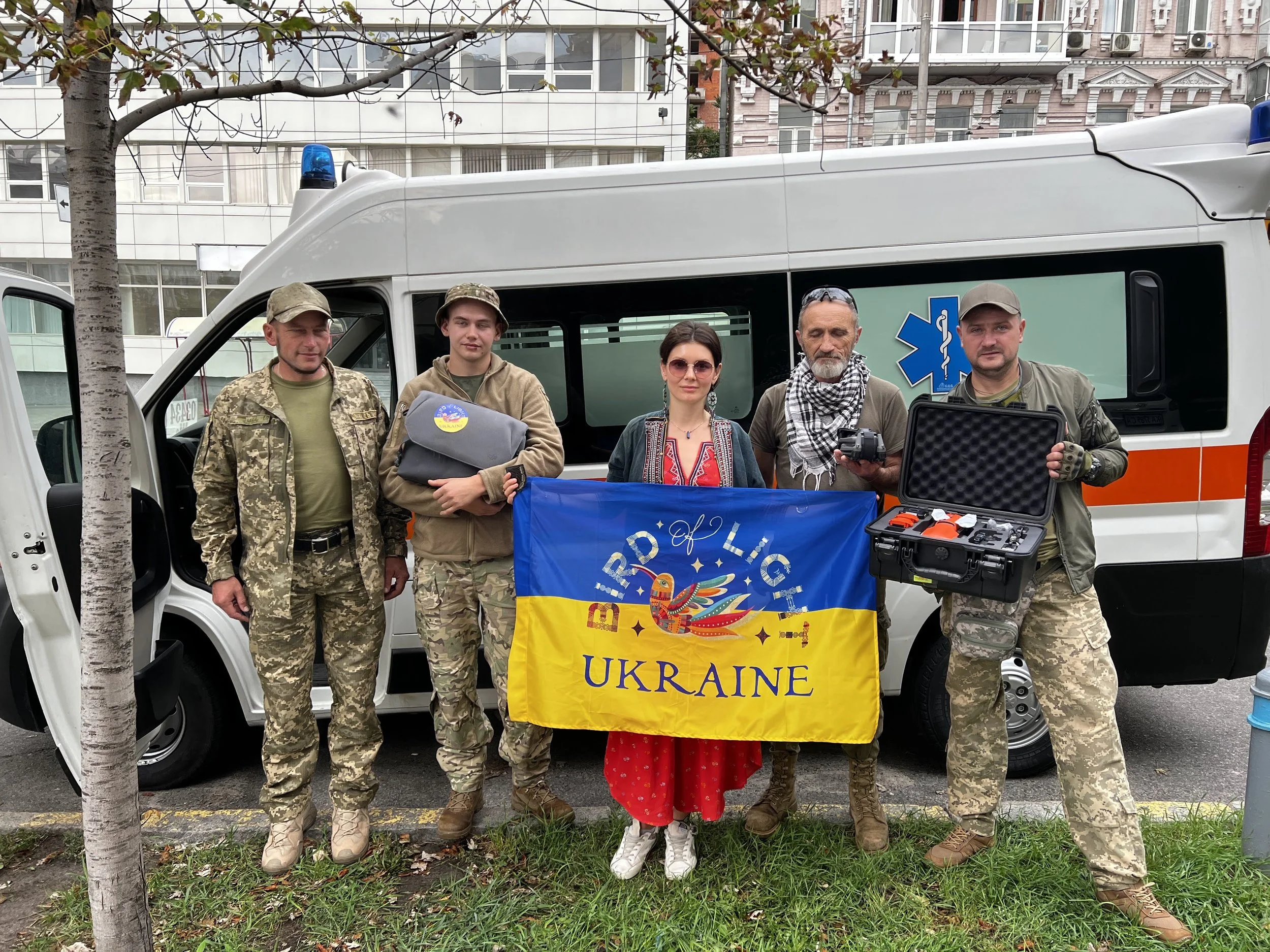 Holding the Line: Thermal &amp; Visual Support for Izium