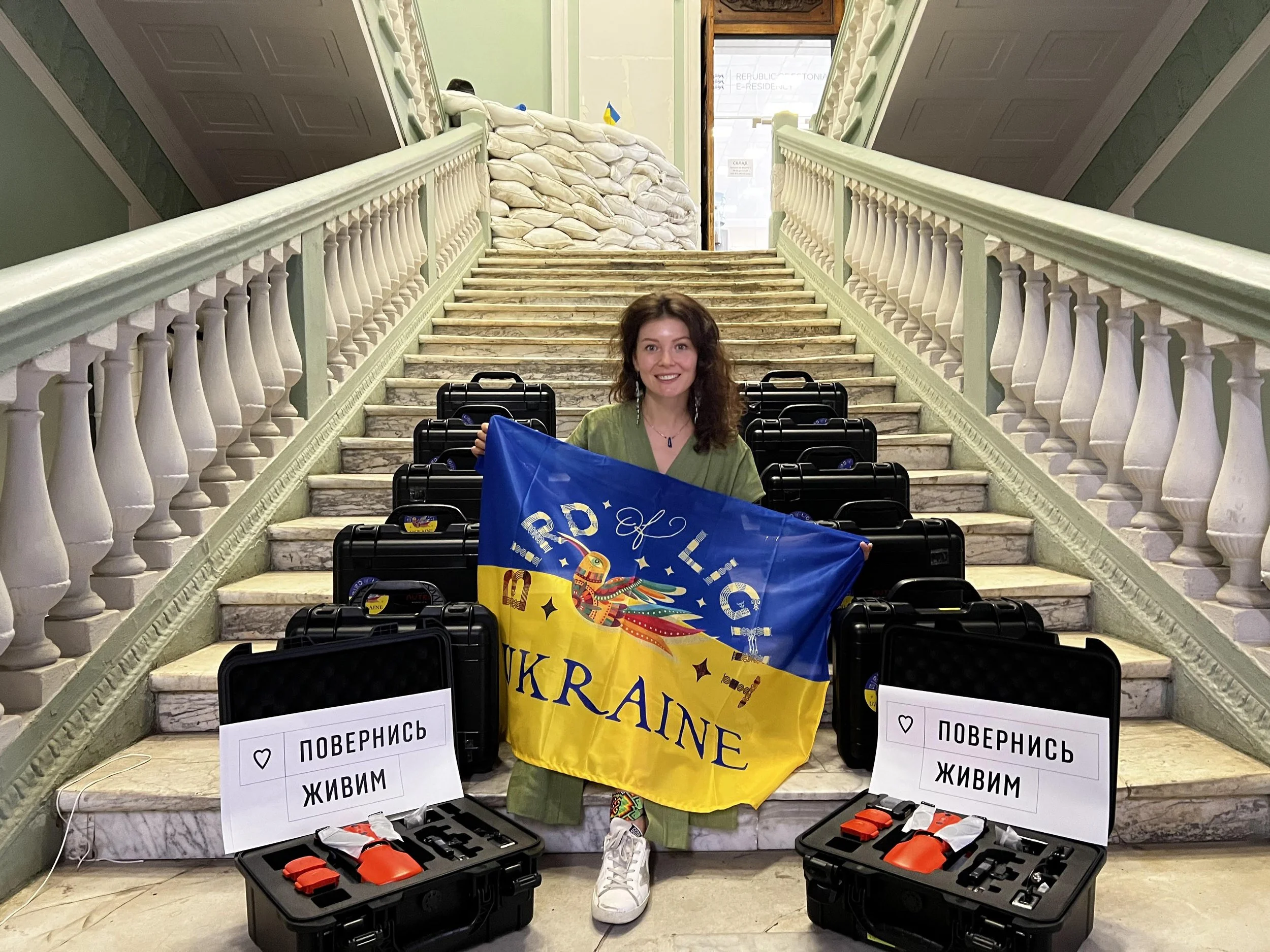 Institutional Support: 12 Drones for "Come Back Alive"