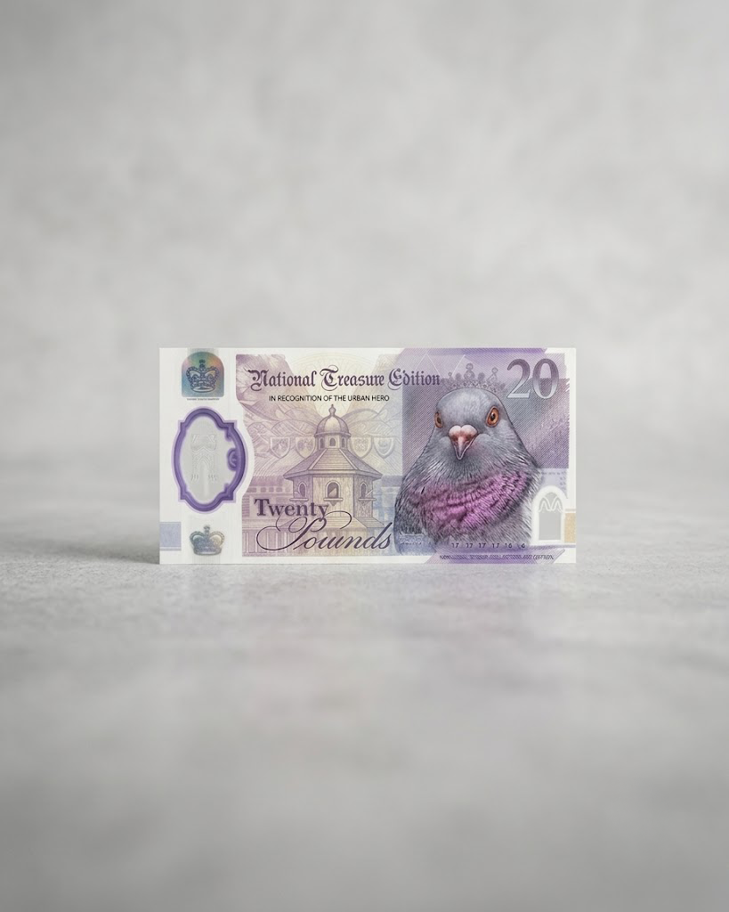 'PIGEON BANKNOTE' (OPEN EDITION PRINT)