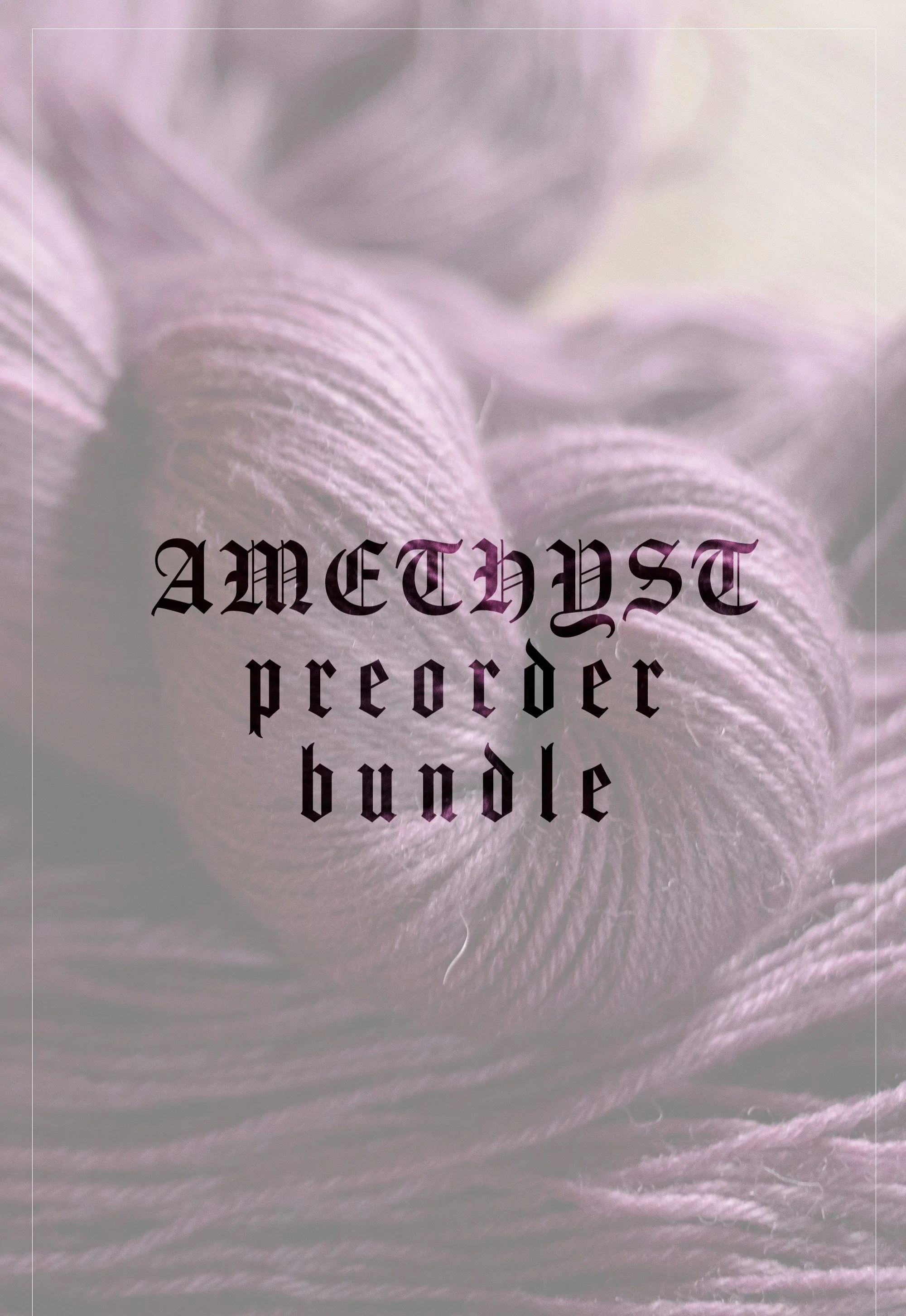 DYED TO ORDER - Amethyst Sweater Quantity