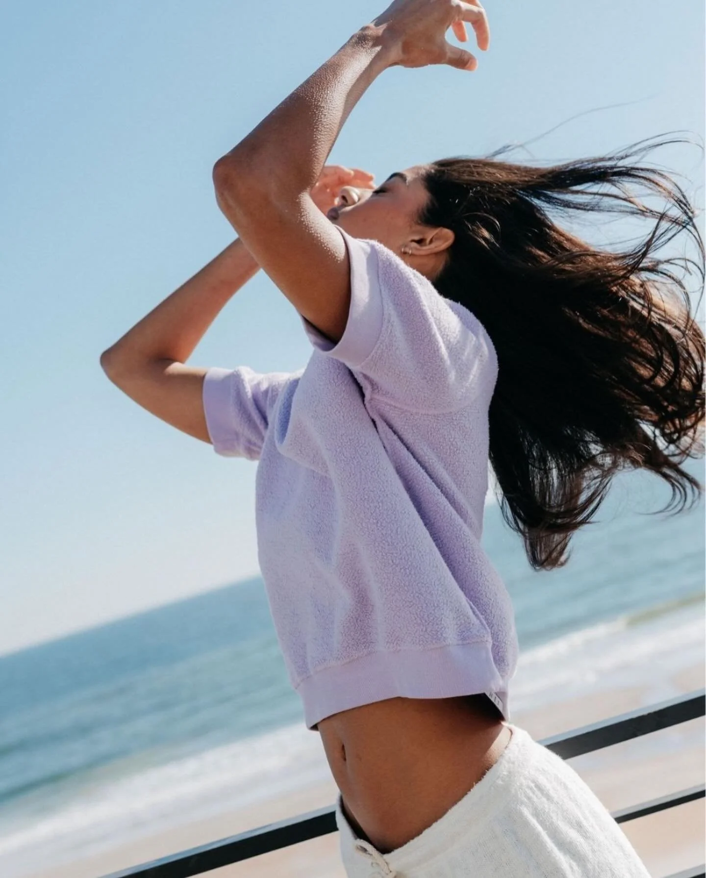 Your all time favorite @perfectwhitetee sweatshirt, now updated into a short sleeve. Meet Kennedy 🤍