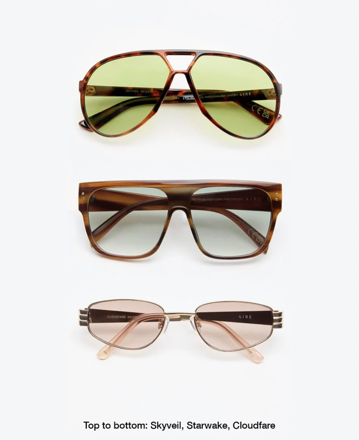 A style for everyone, from the new June AIRE collection @aireshades