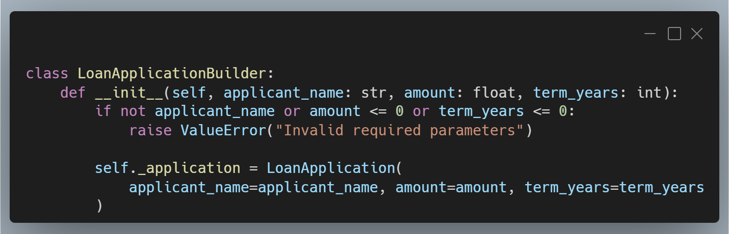 Loan application builder 1