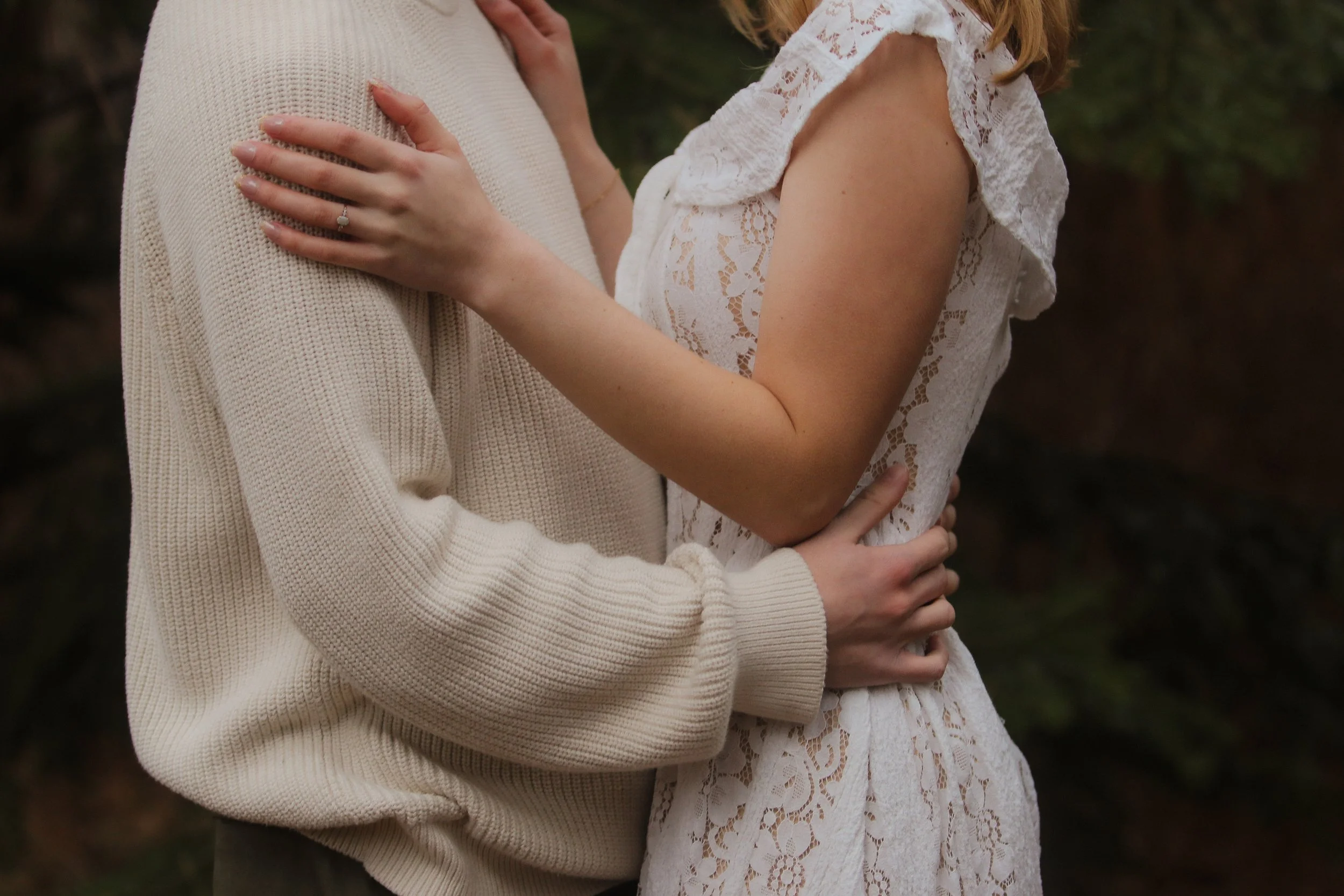 A Moody Camp Sherman Engagement Session | Gracie &amp; Liam  