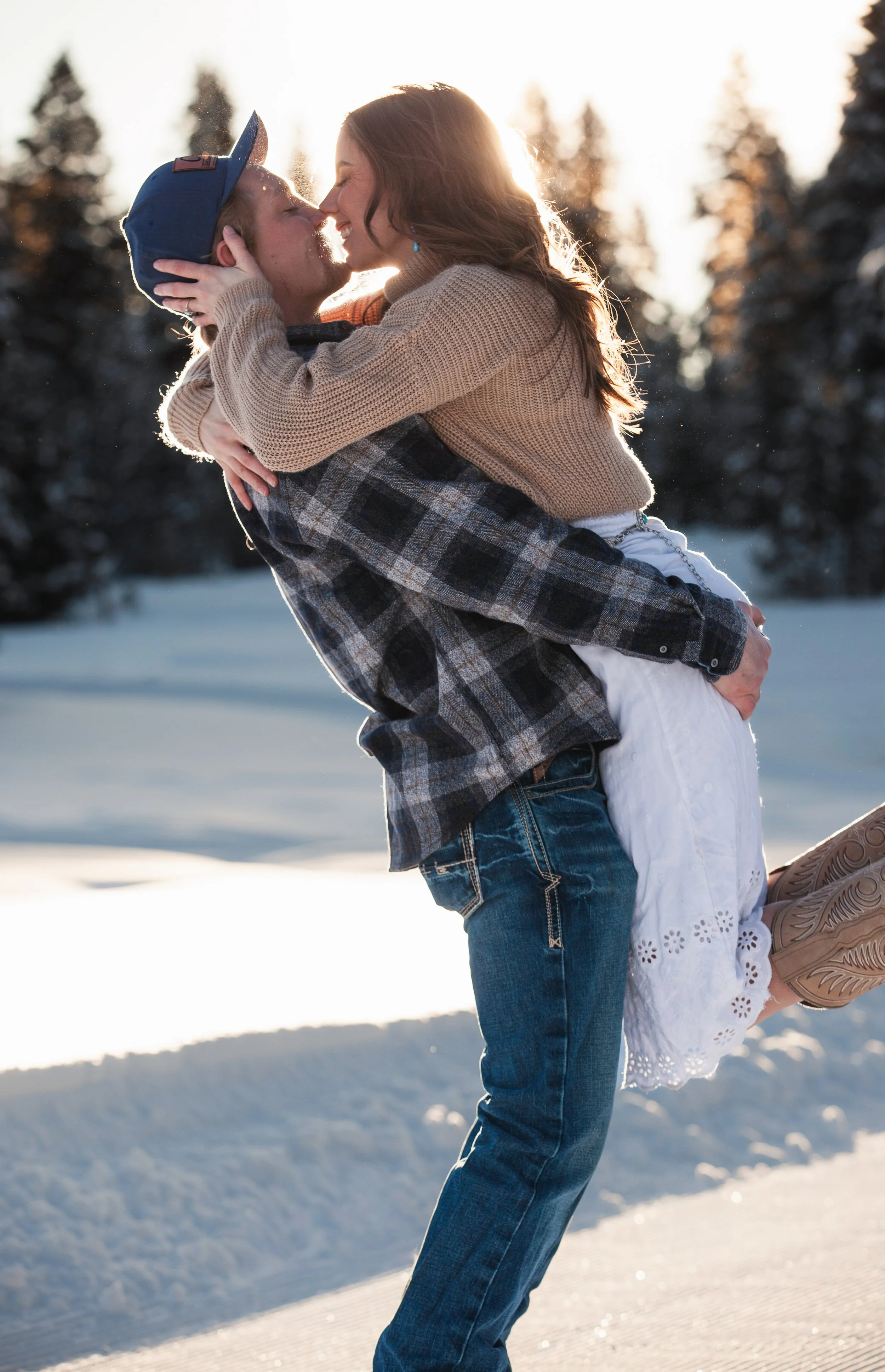 A Snowy McCall Engagement Session | Michelle &amp; Clayton