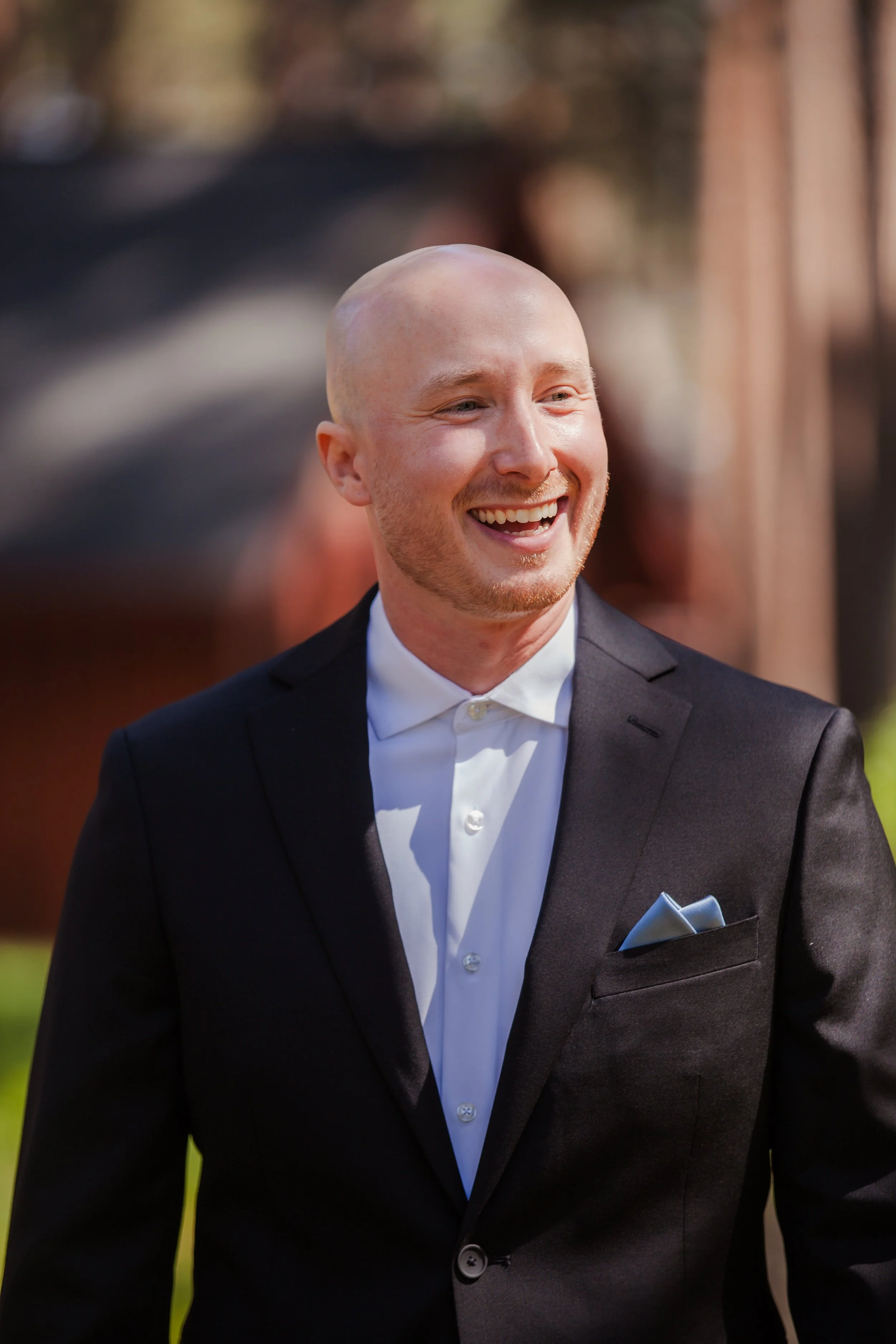 Timeless groom portrait inspired by editorial storytelling. Five Pines Lodge Sisters Oregon.