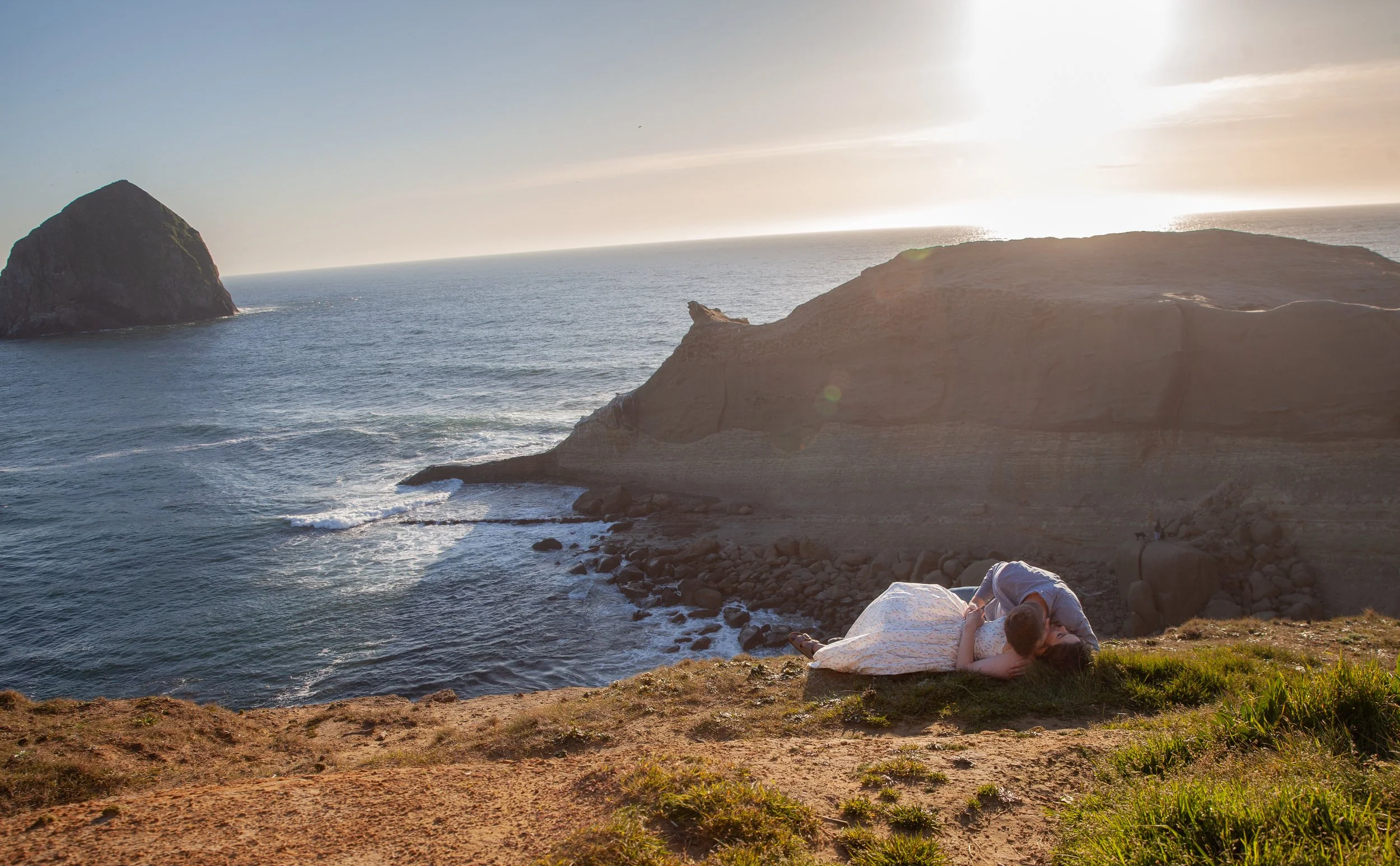 Natural engagement portraits celebrating the beauty of the Oregon Coast. Oregon Coast. 