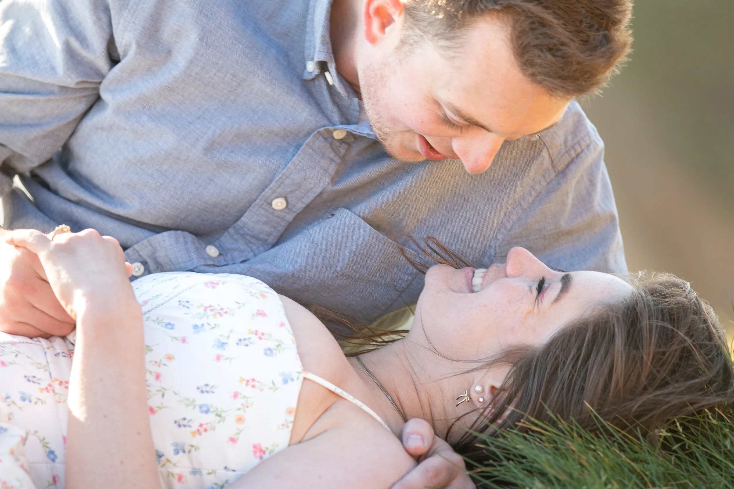 Editorial close-up documenting honest emotion and timeless romance. Oregon Coast. 