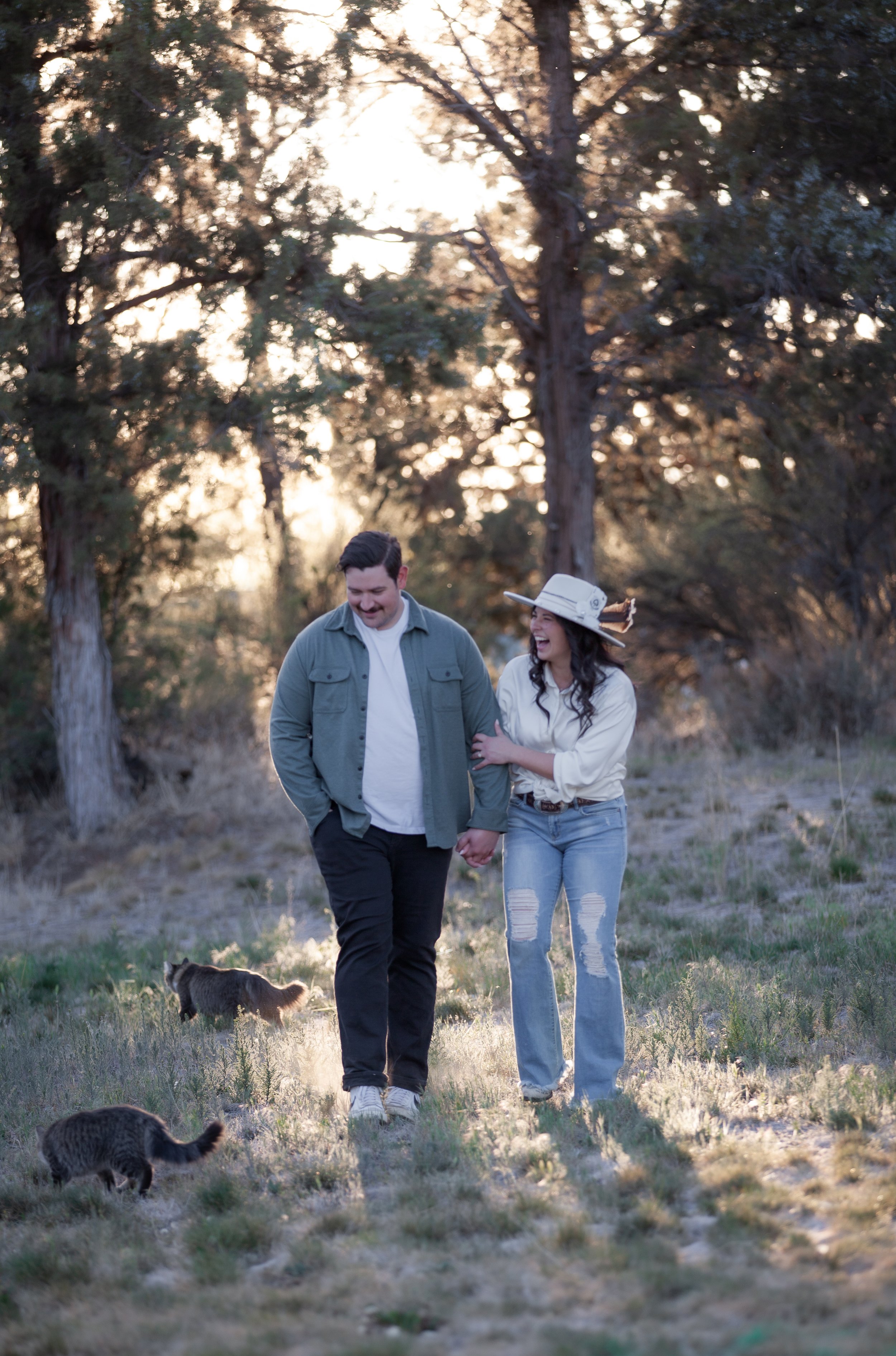 Authentic engagement photography rooted in natural movement and connection. Bend Oregon.