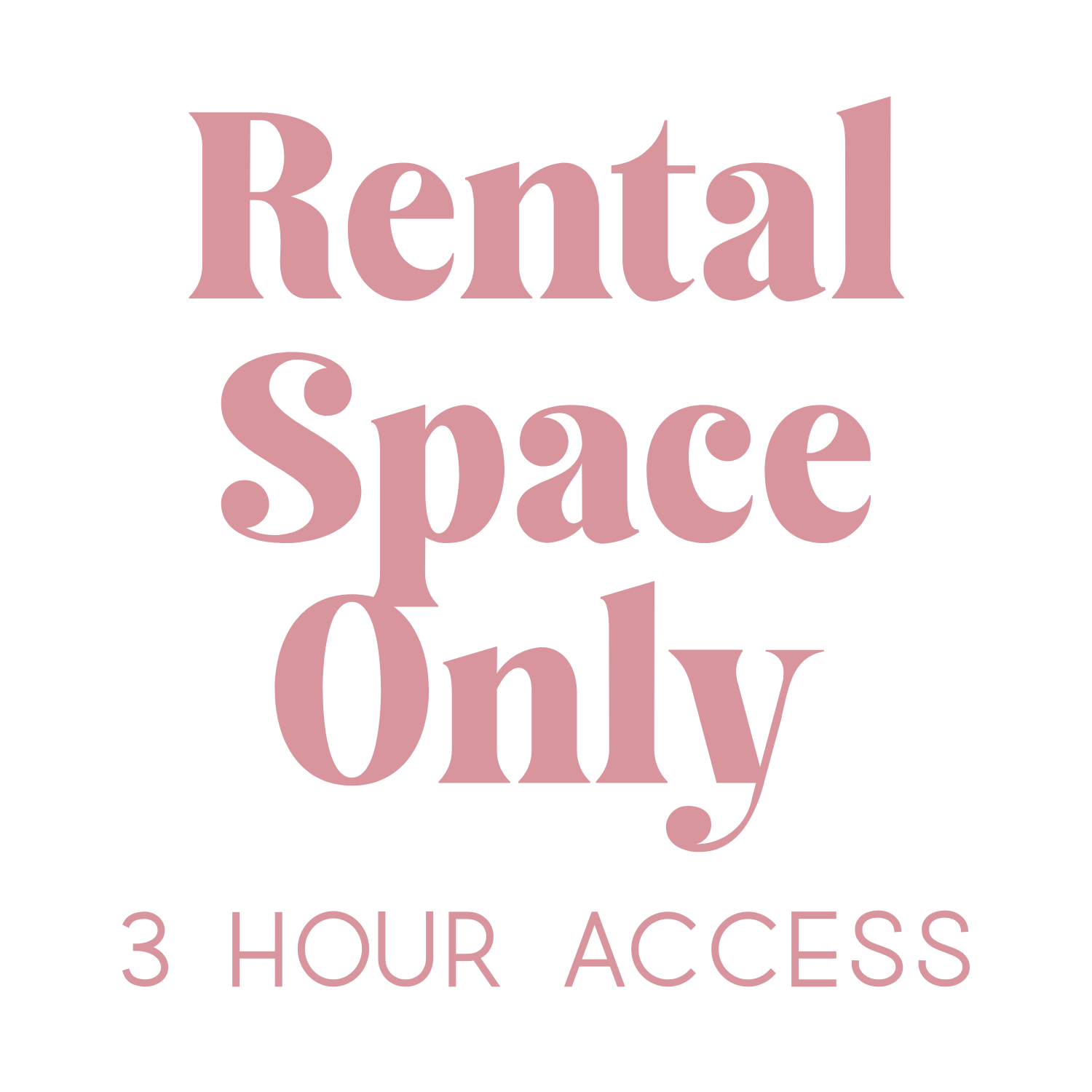 Rental Space Only