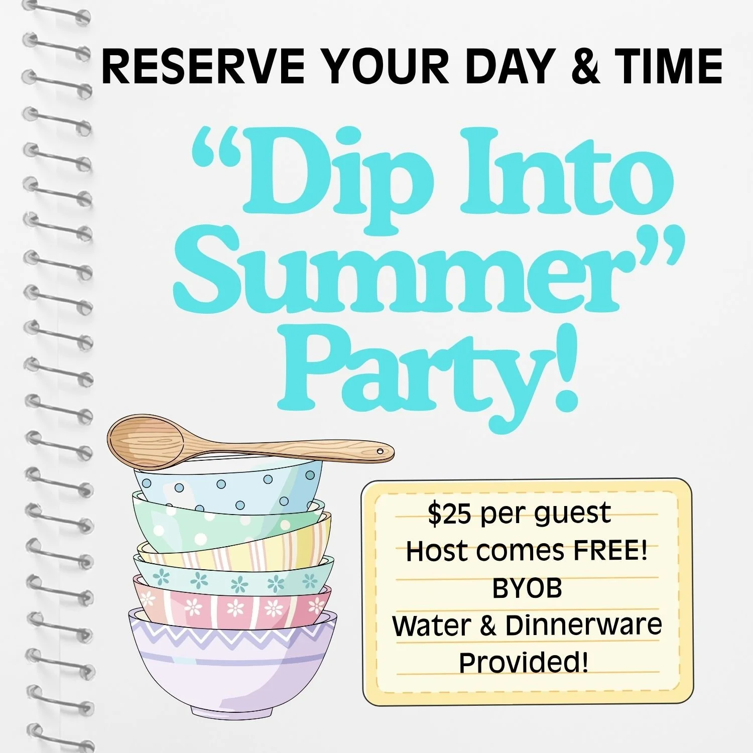 Dip Into Summer! Party Reservation