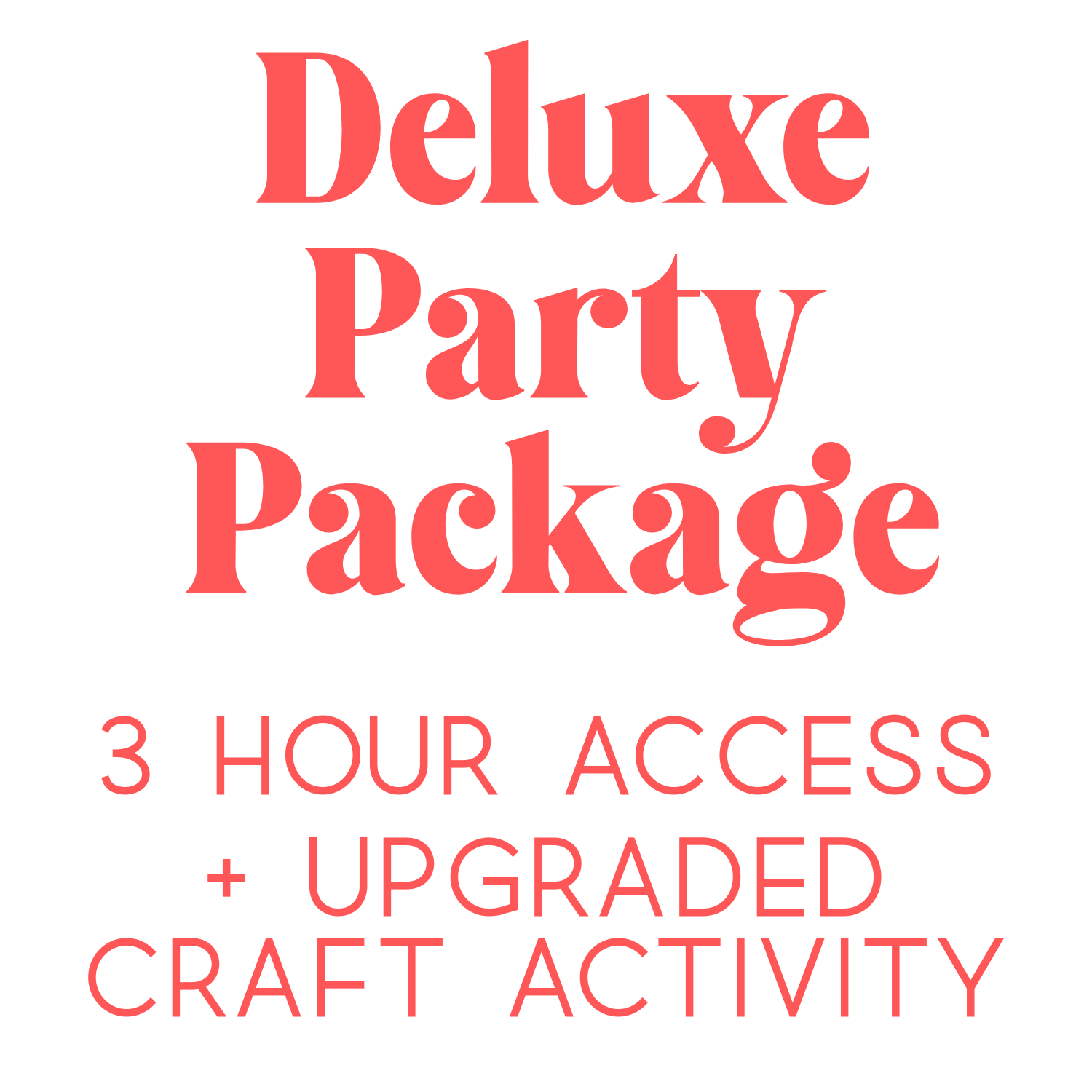 Deluxe Party Package