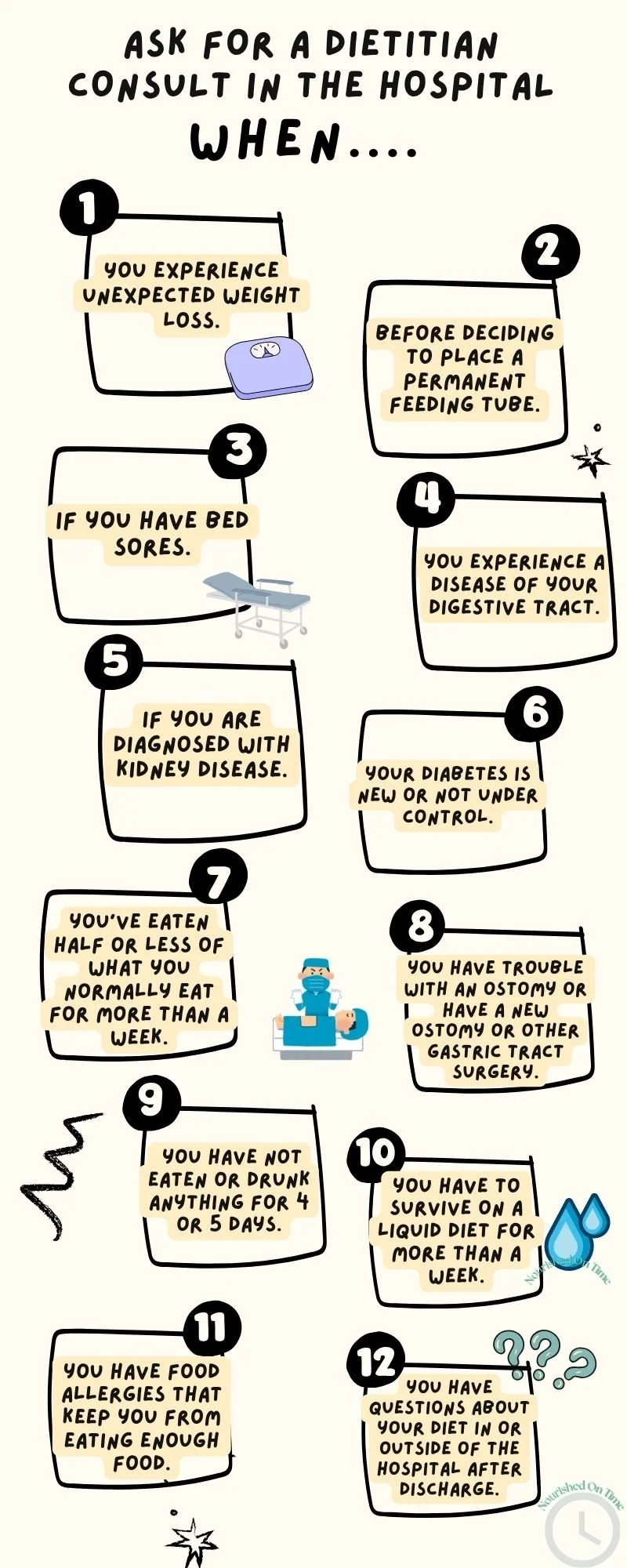 12 Reasons to Ask for a Dietitian Consult While Your Loved One is in the Hospital