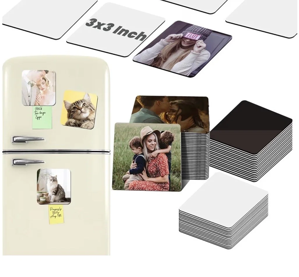 square fridge magnet