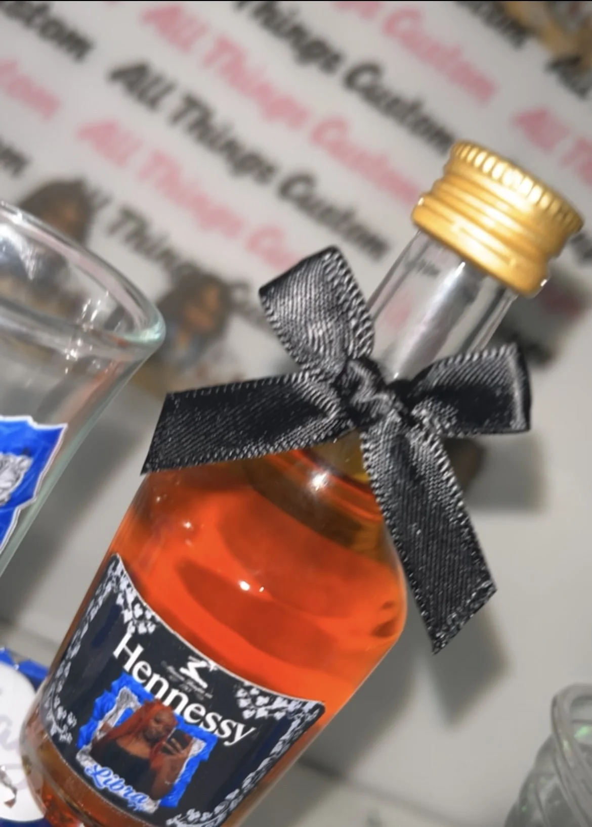 custom mini bottle of liquor