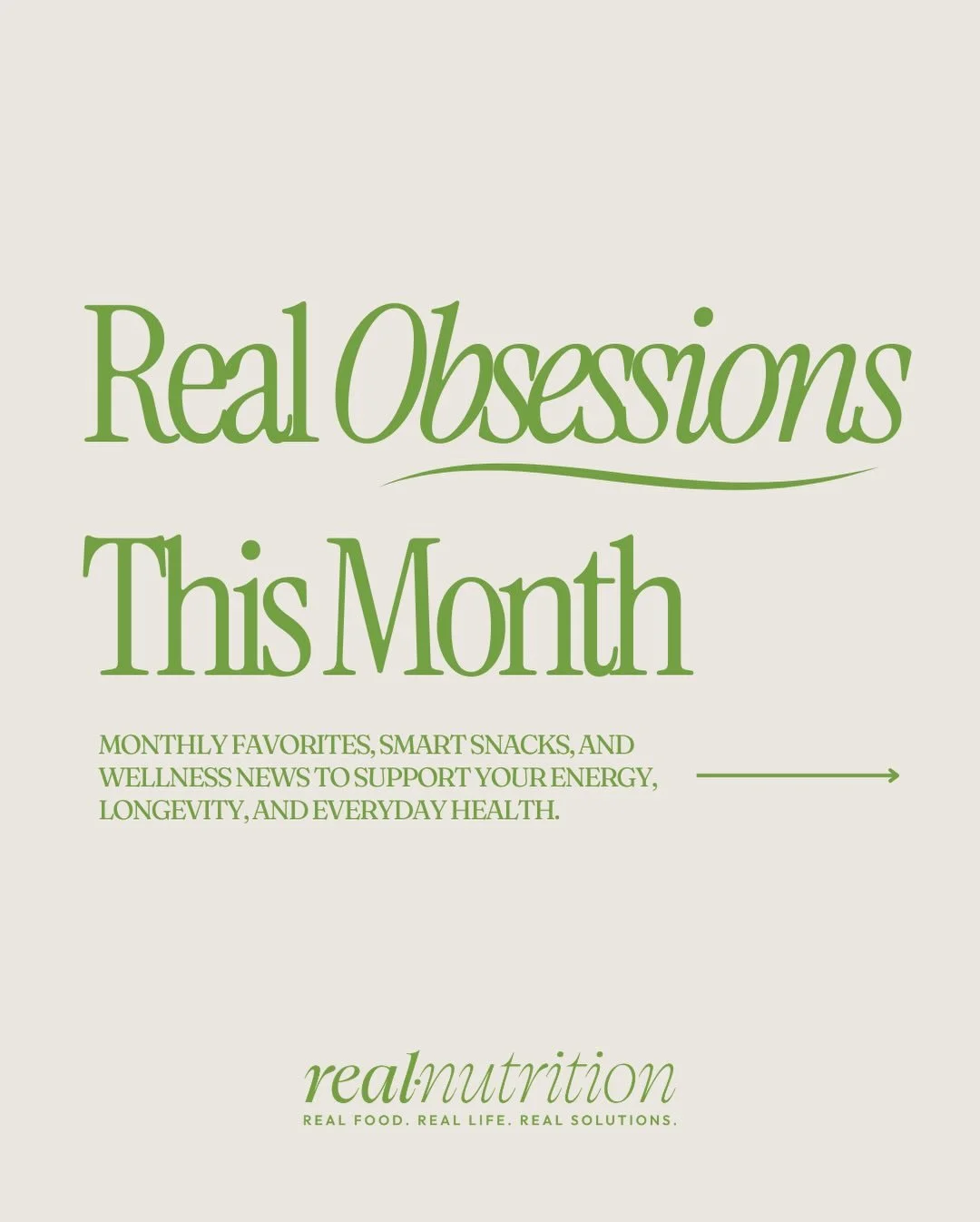 🥗 Real Obsessions: March Edition 🥗 

New obsessions every month in our newsletter! These are 3 staples I&rsquo;ve been reaching for and using on repeat lately: smart, feel-good choices that keeps your body thriving long term.

@beestsnacks: Hear me