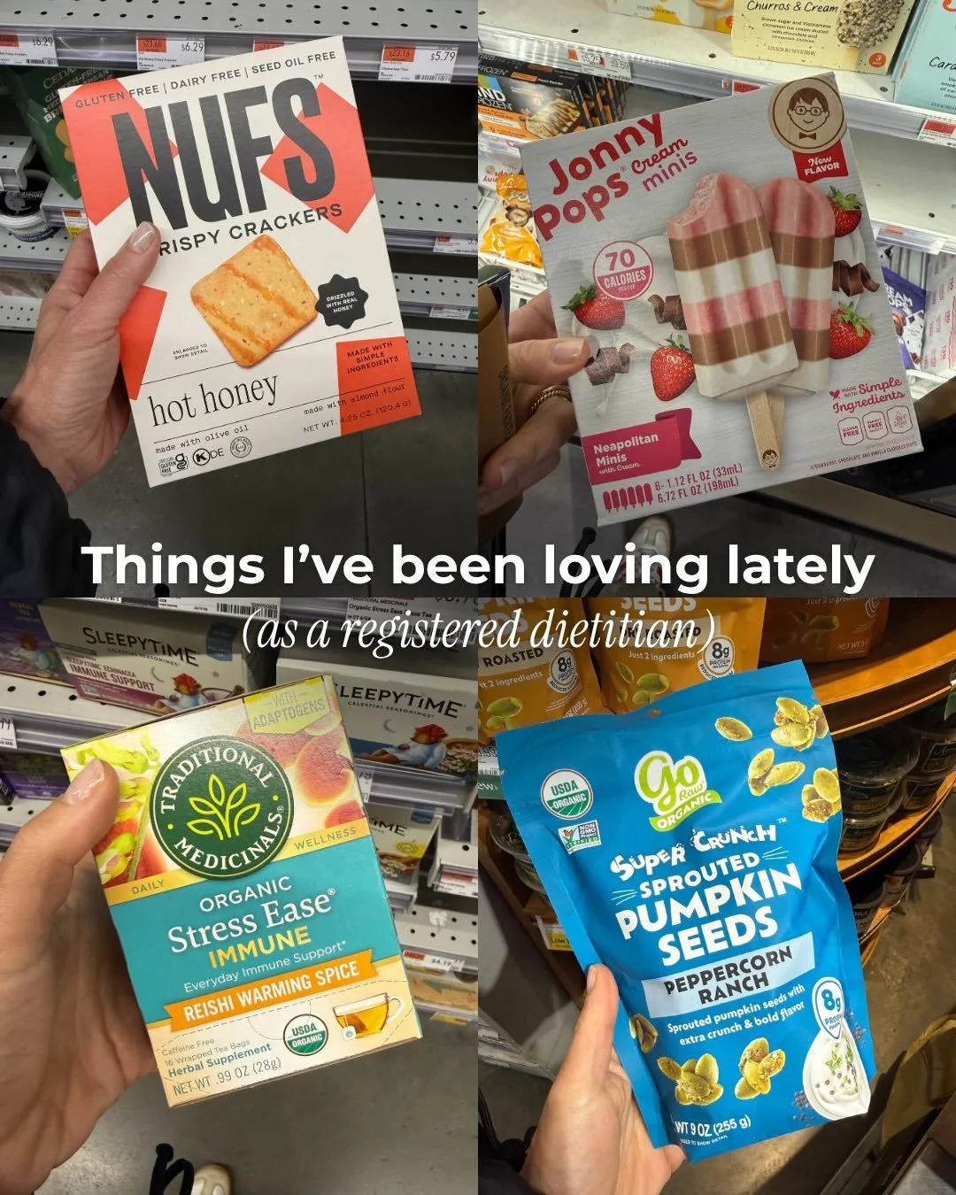 As a registered dietitian, I&rsquo;m always on the lookout for products that are actually worth adding to your routine! 

Here&rsquo;s what&rsquo;s been in my rotation lately:
🧀 Better for you crackers that hold up on a cheese plate &mdash; @betterw