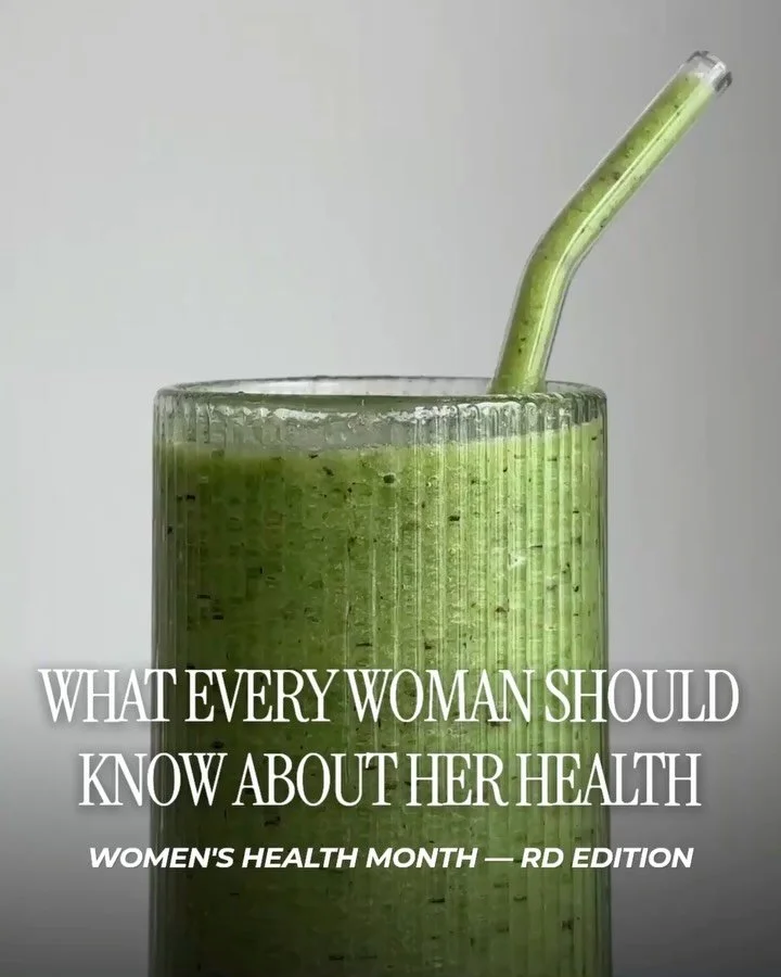 Nobody taught us this stuff &mdash; and they should have. 👇

As an RD, these are the five areas of women&rsquo;s health I come back to again and again with my clients. Hormones, heart health, gut health, nutrient deficiencies, and how our needs chan