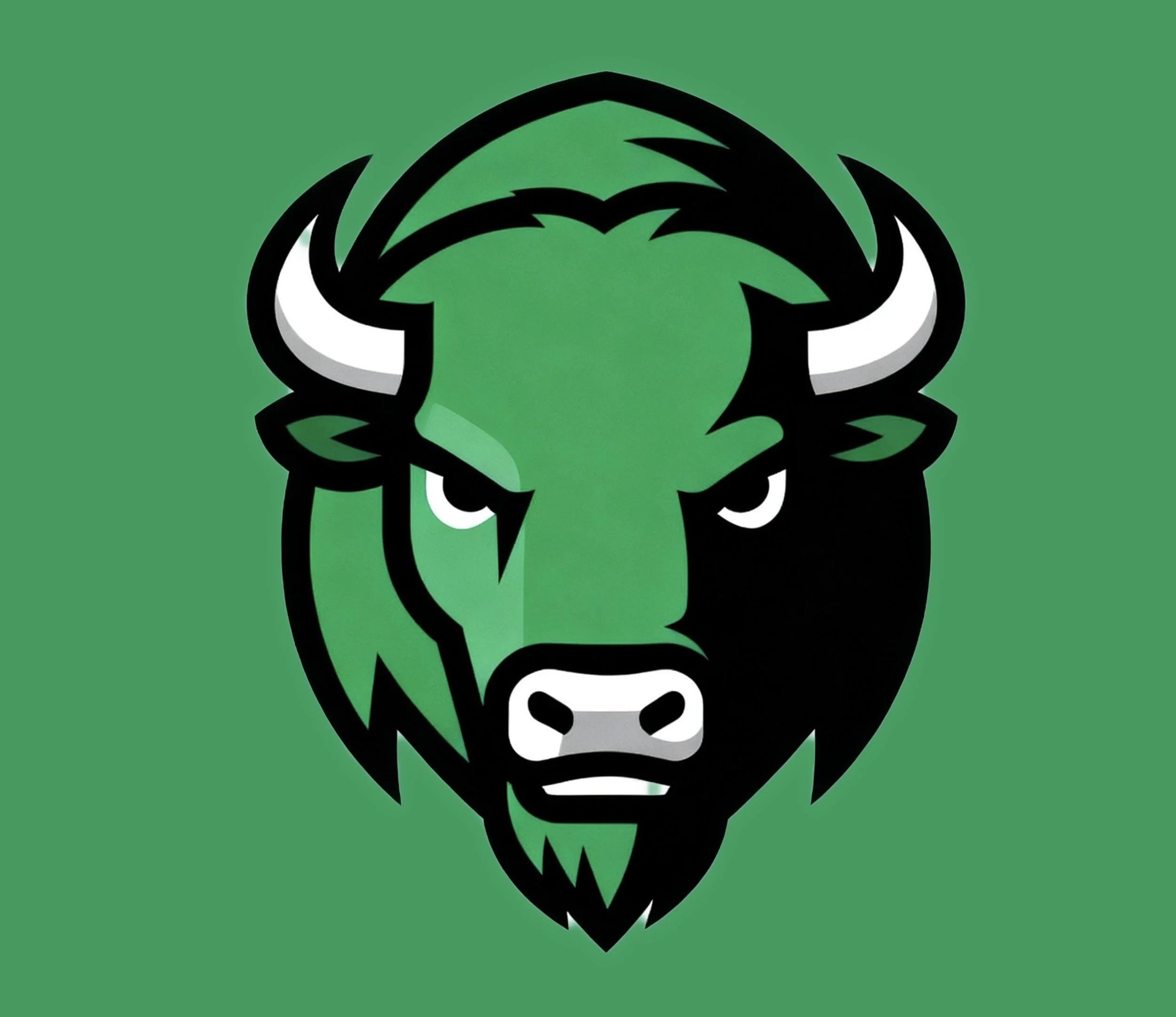 Football Logo - Bison