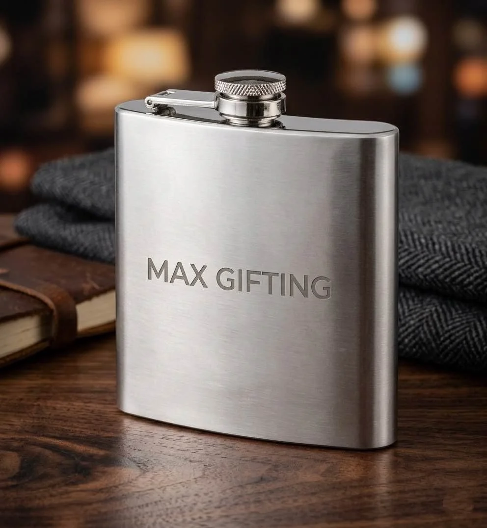 Stainless Steel Hip Flask (180 ml) / 50 pcs