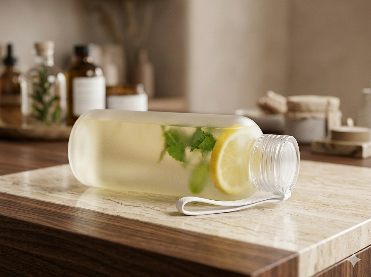 Recycled rPET Water Bottle / 100 pcs