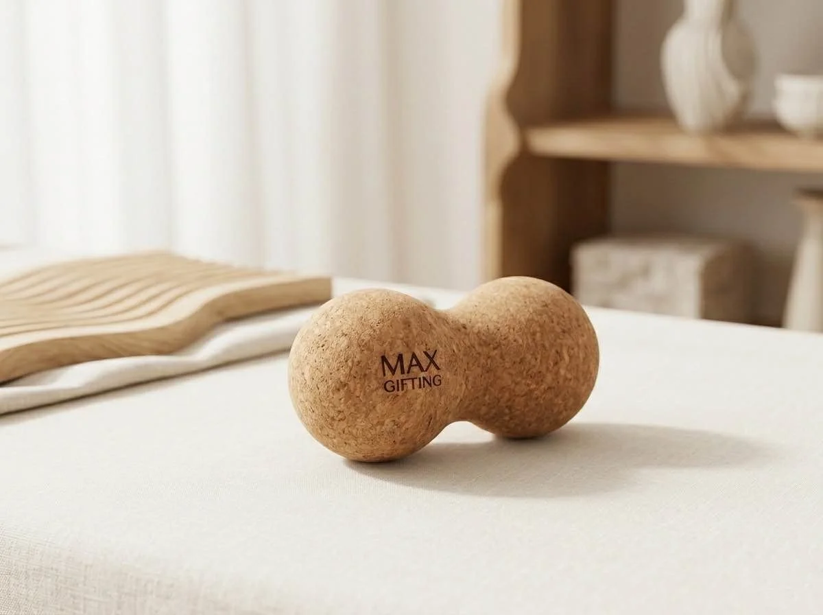 Peanut-Shaped Cork Massage Ball / 100 pcs