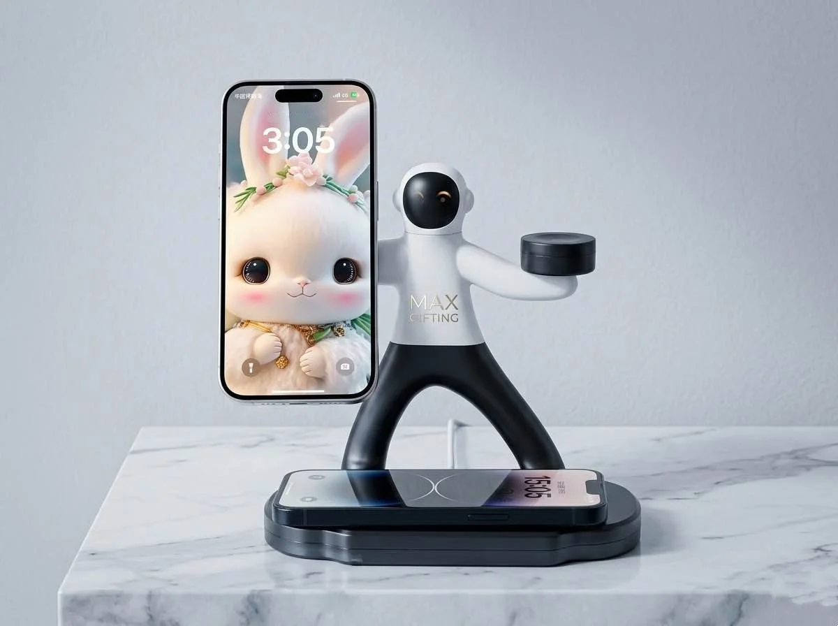 Orbit 3-in-1 Wireless Charging Station / 100 pcs