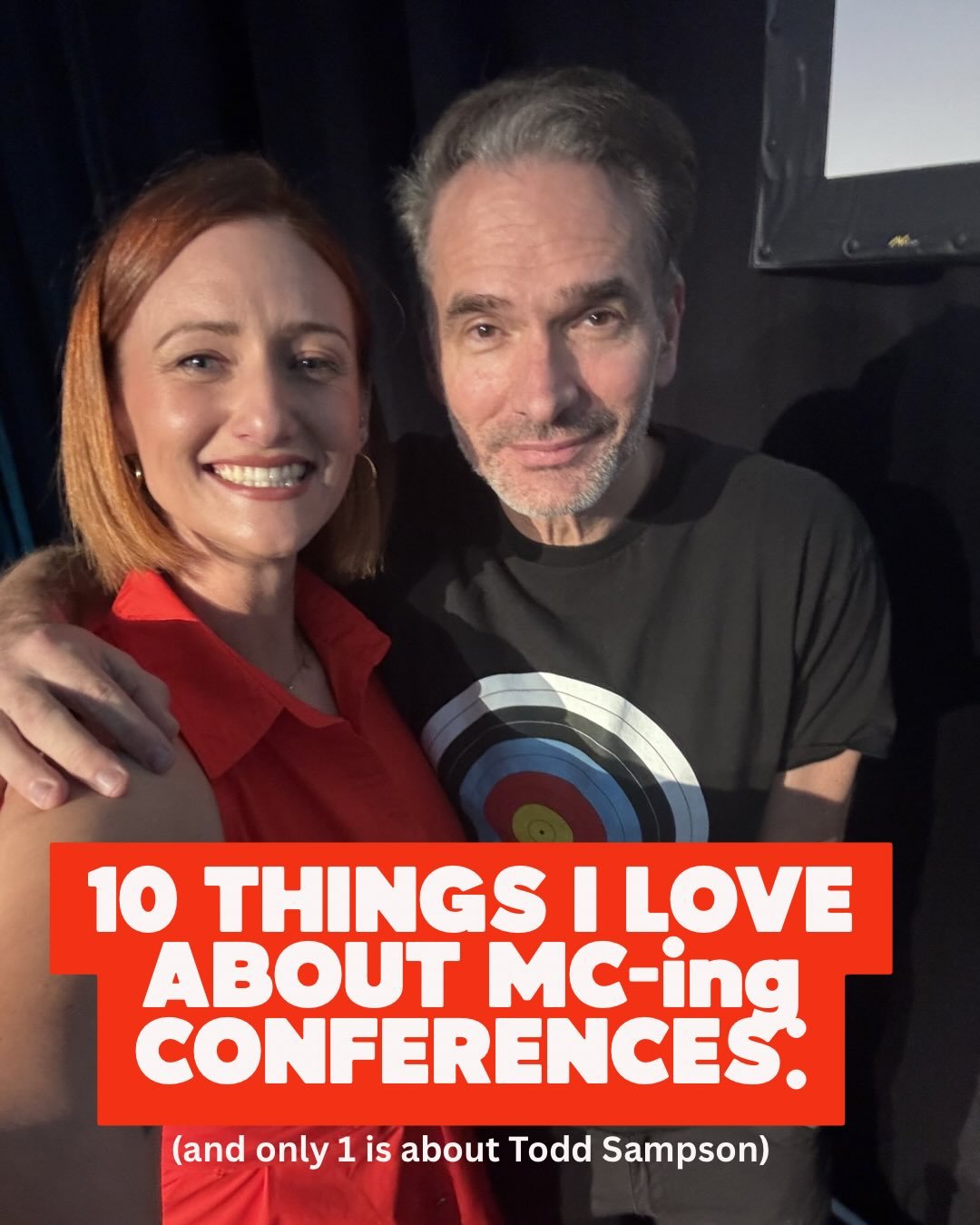 Sometimes it feels like I&rsquo;m cheating on my &ldquo;team workshops&rdquo; when I MC conferences.

And before anyone gets the wrong idea&hellip;

Shaking up teams and helping people in 9&ndash;5 roles perform better than they ever thought possible