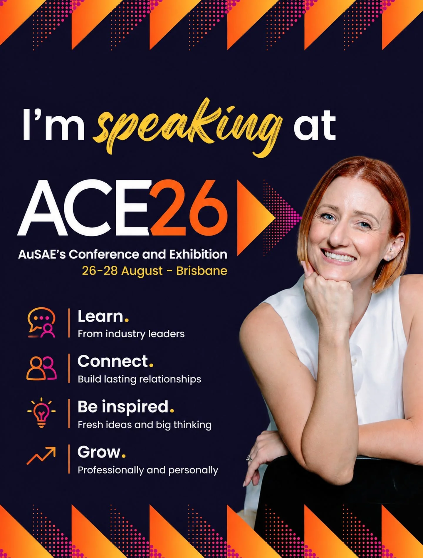 Tomorrow I&rsquo;m the closing keynote for @ausae_anz !!

(Let that sink in for a second&hellip; Closing keynote. After a 3 day conference. On a Friday afternoon)

Nothing says &ldquo;peak audience engagement&rdquo; like a room full of people running
