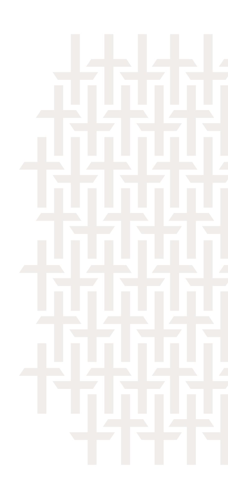 A pattern of interconnected brown crosses arranged in a grid on a black background.