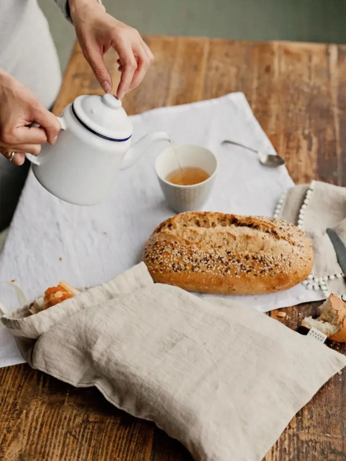 🌷 May your Easter be unhurried and full &mdash; tea refilled, bread shared, hearts light ✨