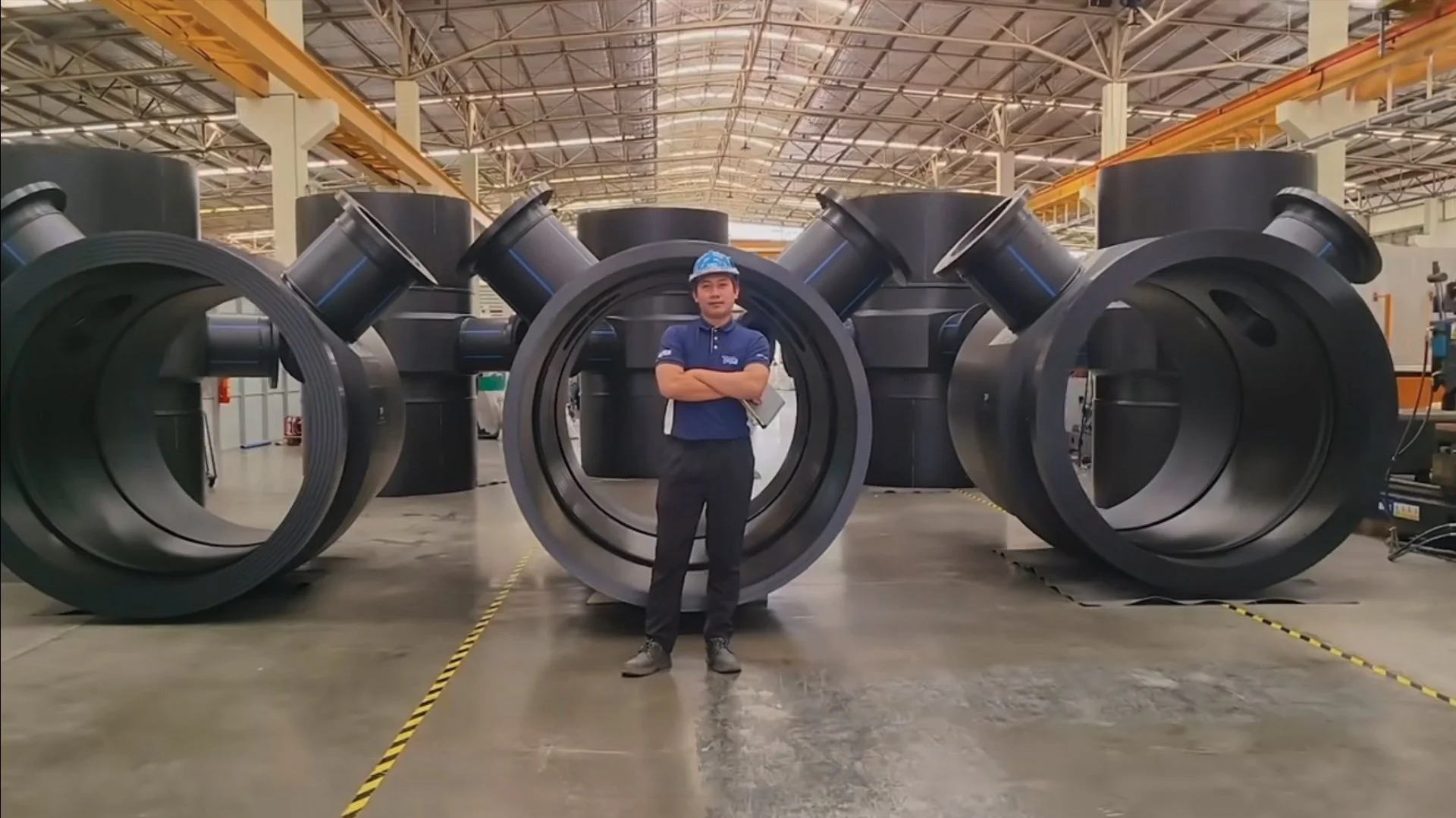 Massive HDPE Fittings Arrive for GEM Industrial