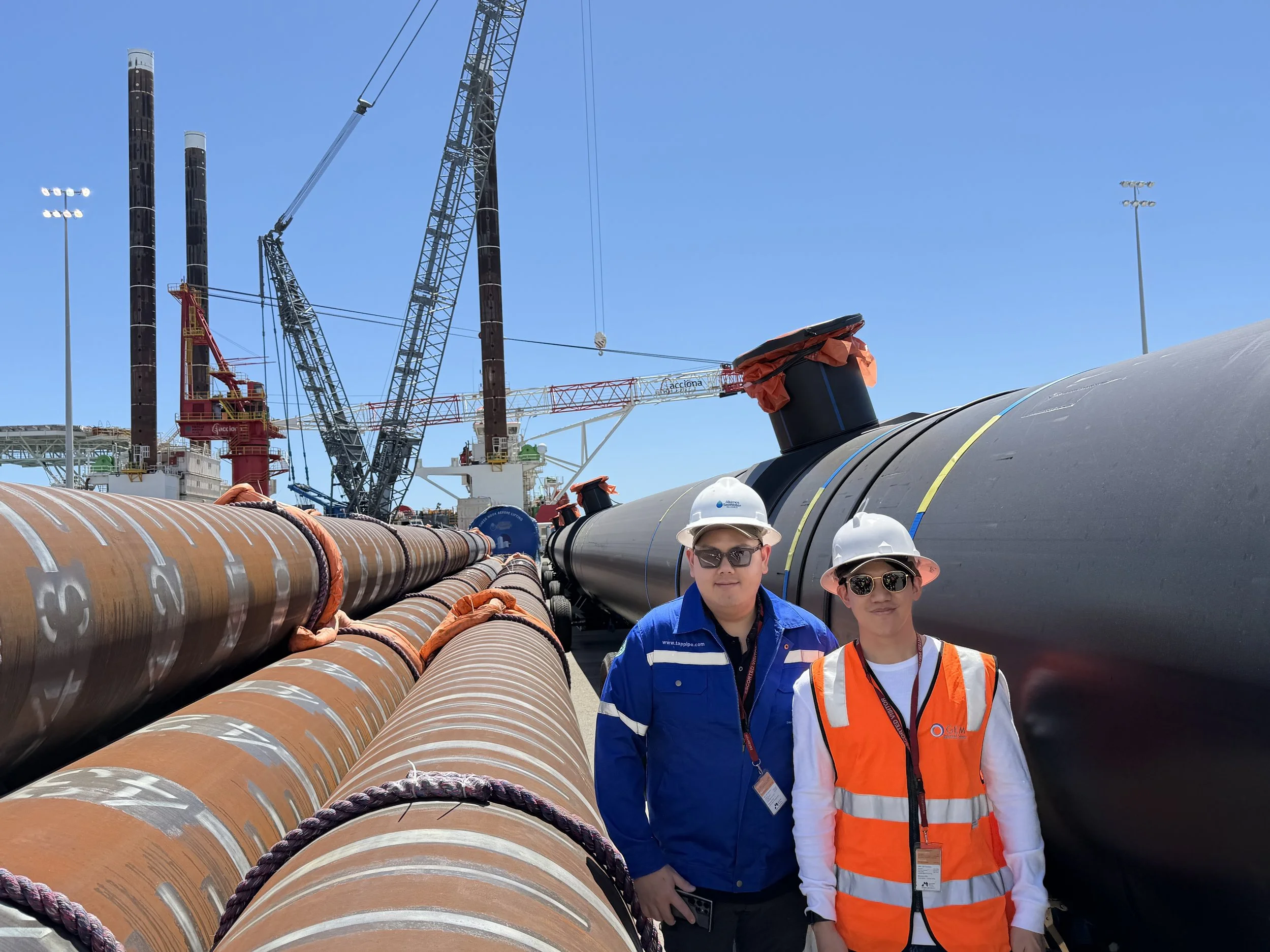 HDPE Large-Diameter Seawater Diffuser Progress - Supplier Visit