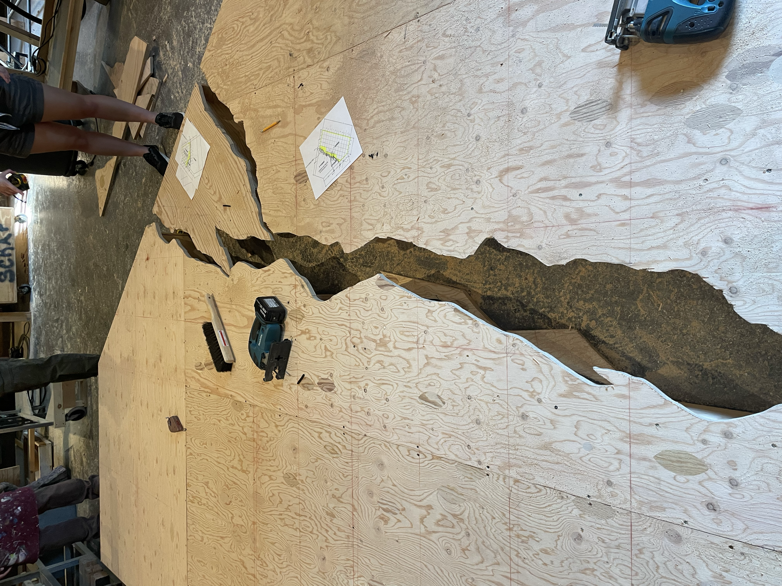 Building Cracked Platform for Town Hall (2024)