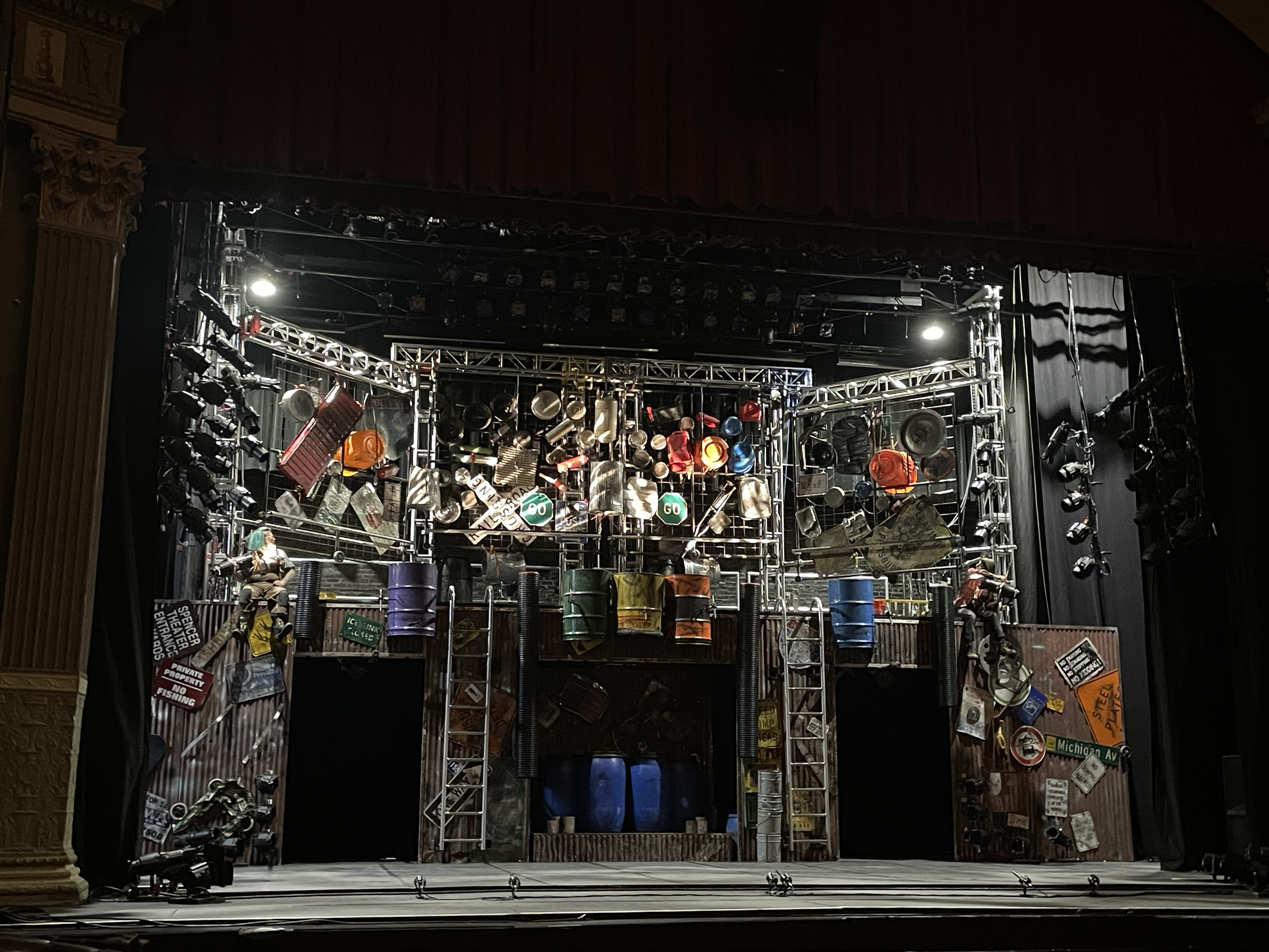 Load in for STOMP at the Ulster Performing Arts Center (UPAC) (2024)