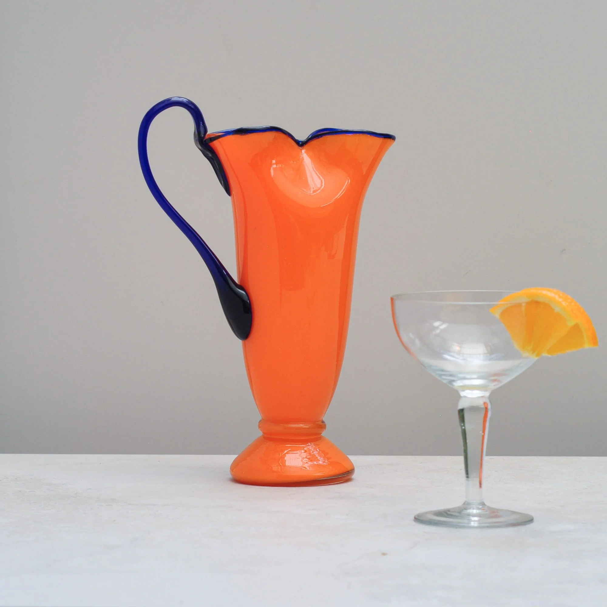 Art Deco Tango Glass Jug